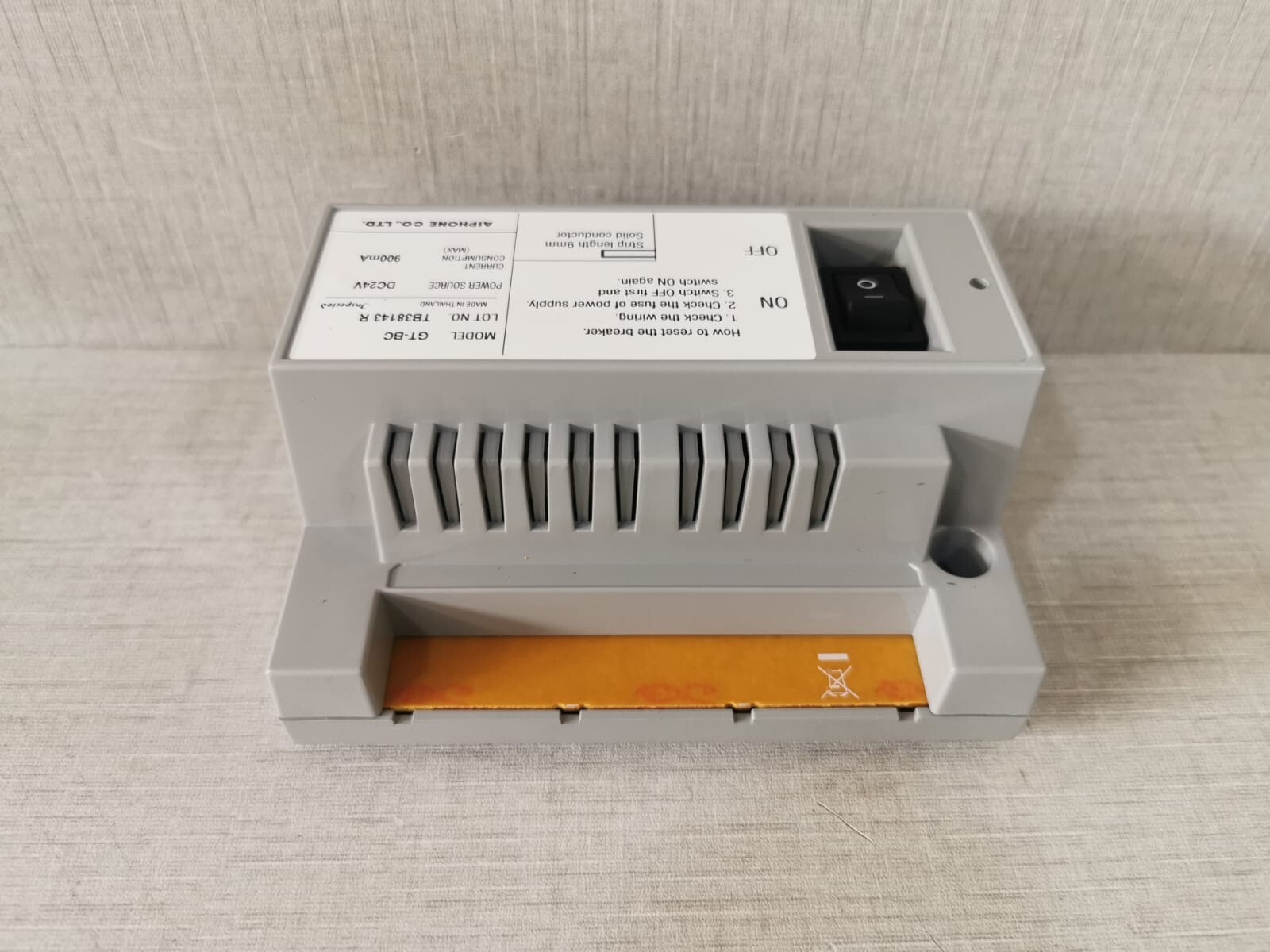 Aiphone GT-BC AIPHONE GT-BC Series Audio Bus Control Unit 6