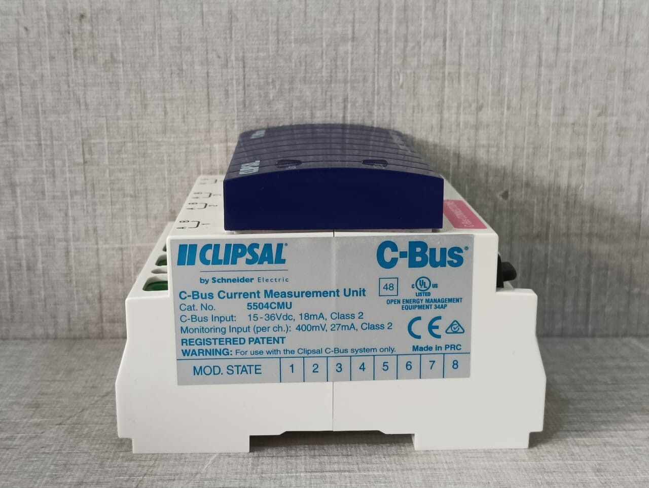 CLIPSAL 5504CMU CLIPSAL 5504CMU C-BUS CURRENT MEASUREMENT UNIT 4-CHANNEL 4