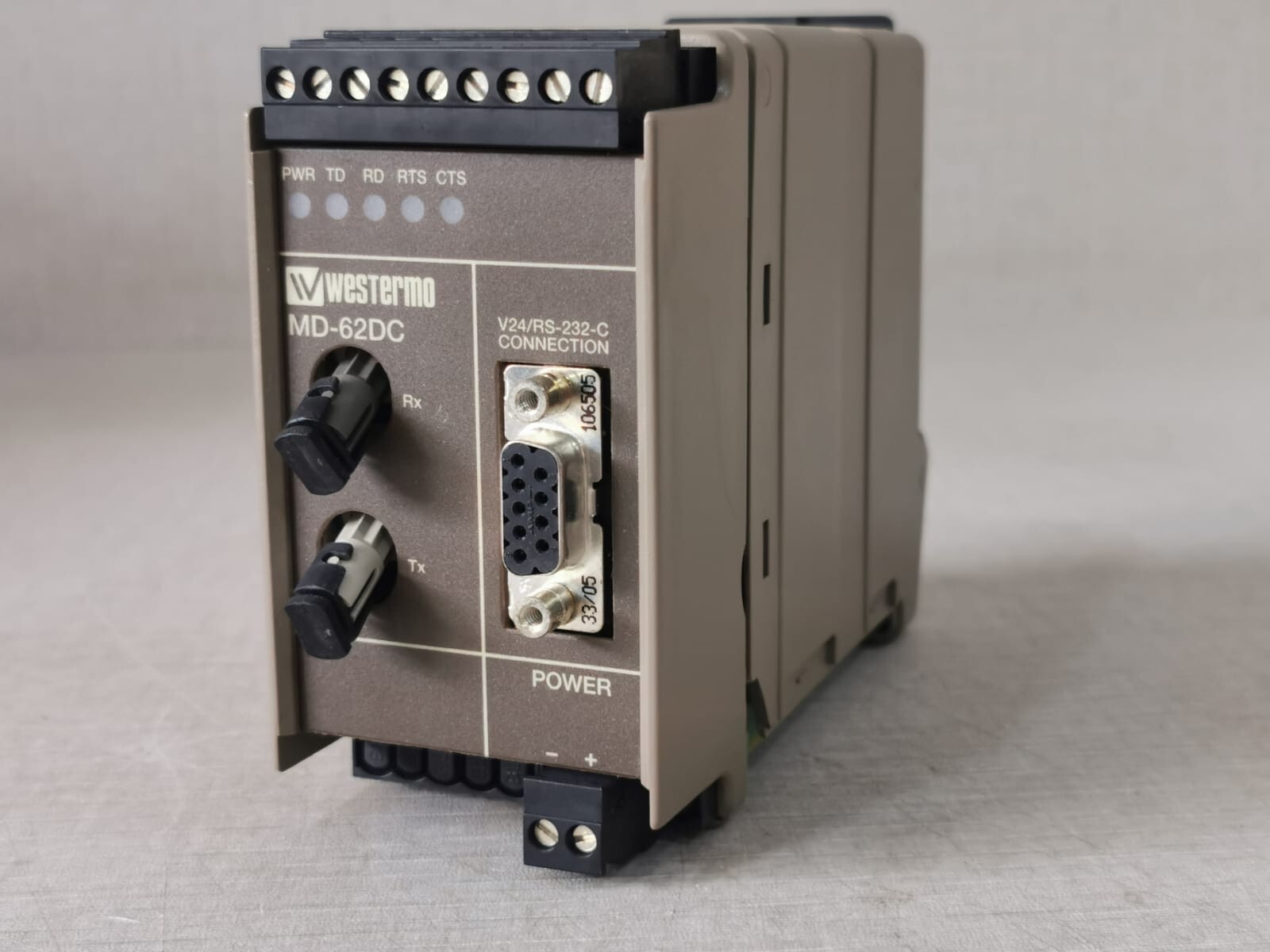 WESTERMO MD-62DC WESTERMO MD-62DC MODEM / Type: MD-62 ST - With Missing & Broken Case Cover 5