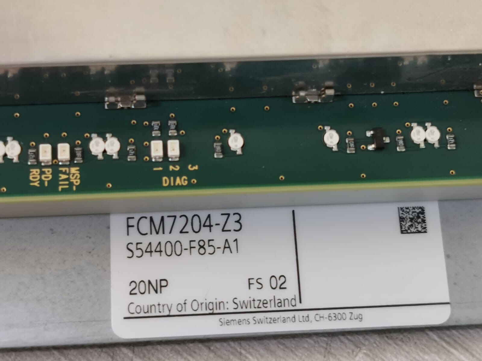 Siemens FCM7204-Z3 SIEMENS FCM7204-Z3 FIRE CONTROL PANEL - DISPLAY DAMAGED 2
