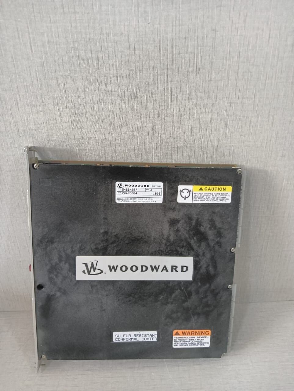 Woodward 5466-257 WOODWARD 5466-257 REV J HIGH DENSITY ANALOG I/O (TMR) 3
