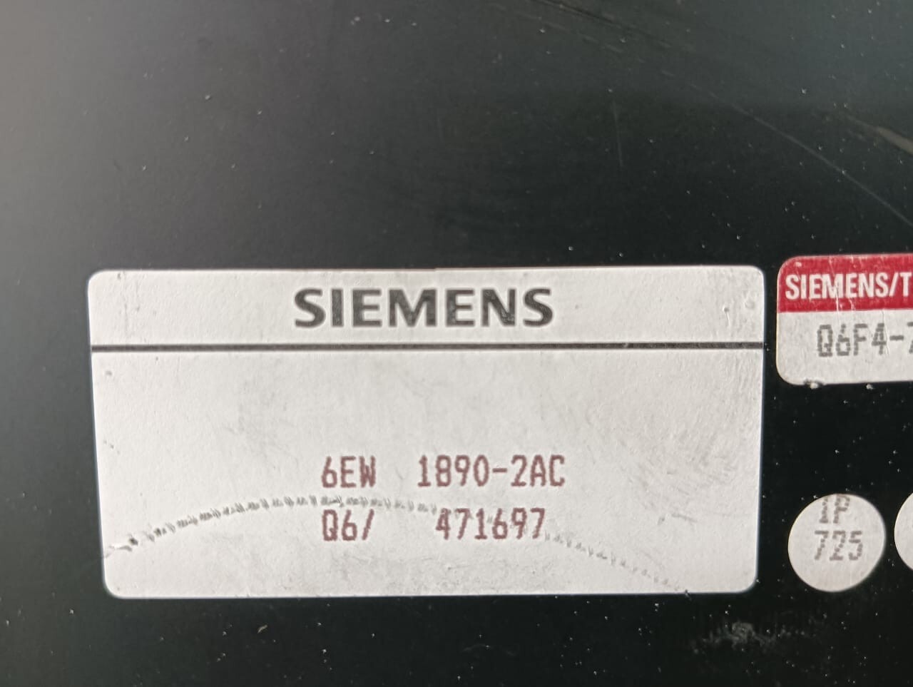 Siemens C98040-A1400-P5-02-85 SIEMENS 6EW 1890-2AC /C98040-A1400-P5-02-85 2