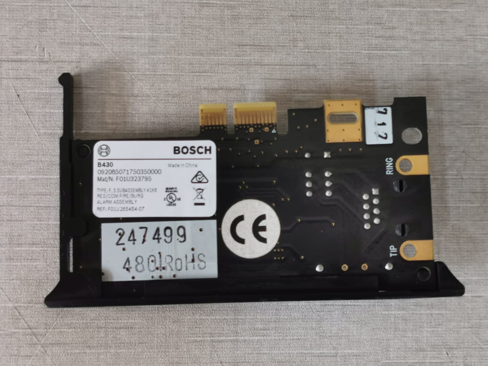 Bosch B5512 Bosch B5512 + B430 Security Alarm Control Board V3.03.014 - with 10