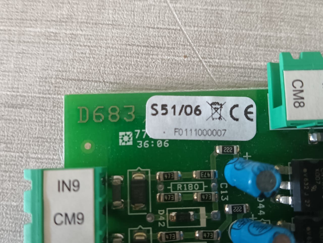 CDVI A482-P CA-A482-P /CDVI D683 CENTAUR ELEVATOR DESTINATION MODULE F0111000007 4