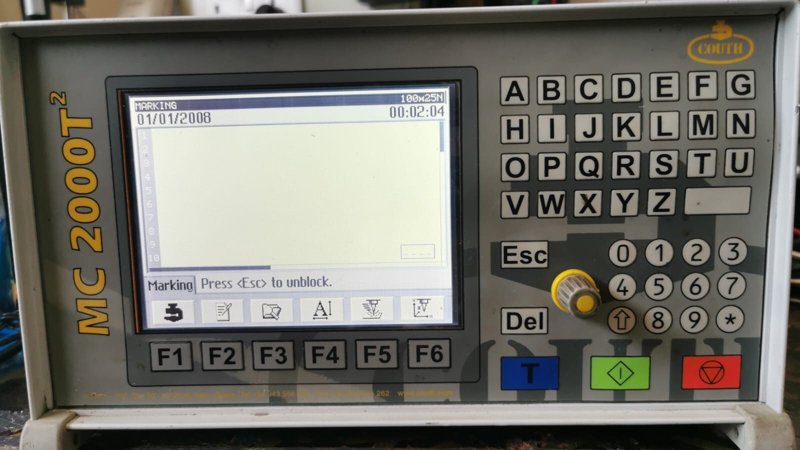 COUTH 2000T COUTH MC 2000T² Marking Machine Controller 3