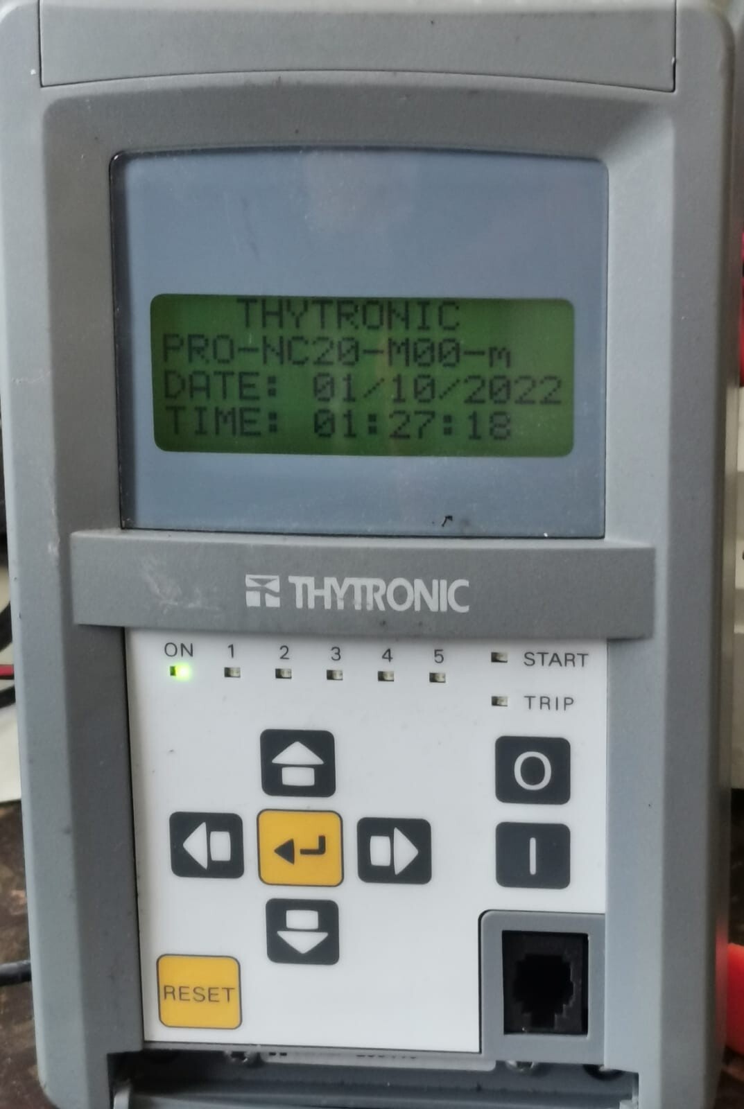 THYTRONIC NC20 THYTRONIC NC20 /JA2MM000 BANK CAPACITOR PROTECTION RELAY -WITHOUT COVER 4