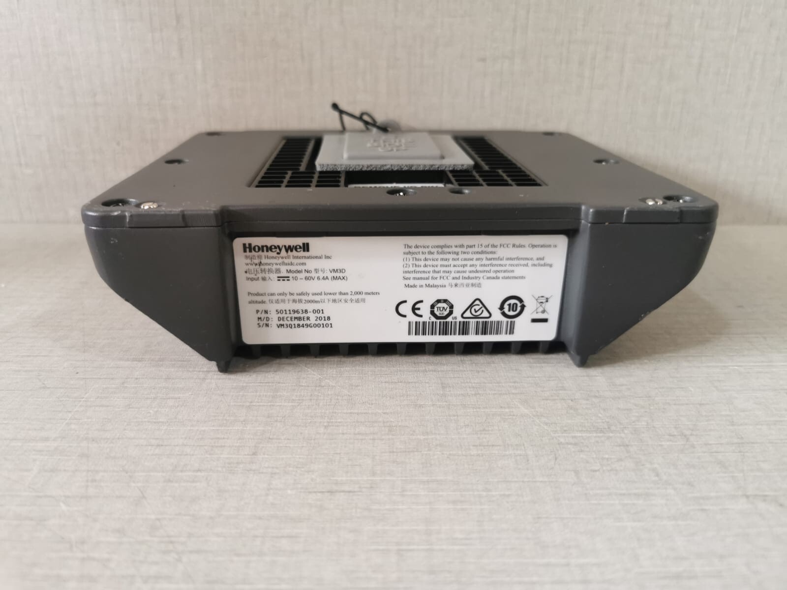 Honeywell 50119638-001 HONEYWELL VM3D 50119638-001 DOCK WITH INTERNAL POWER SUPPLY 6