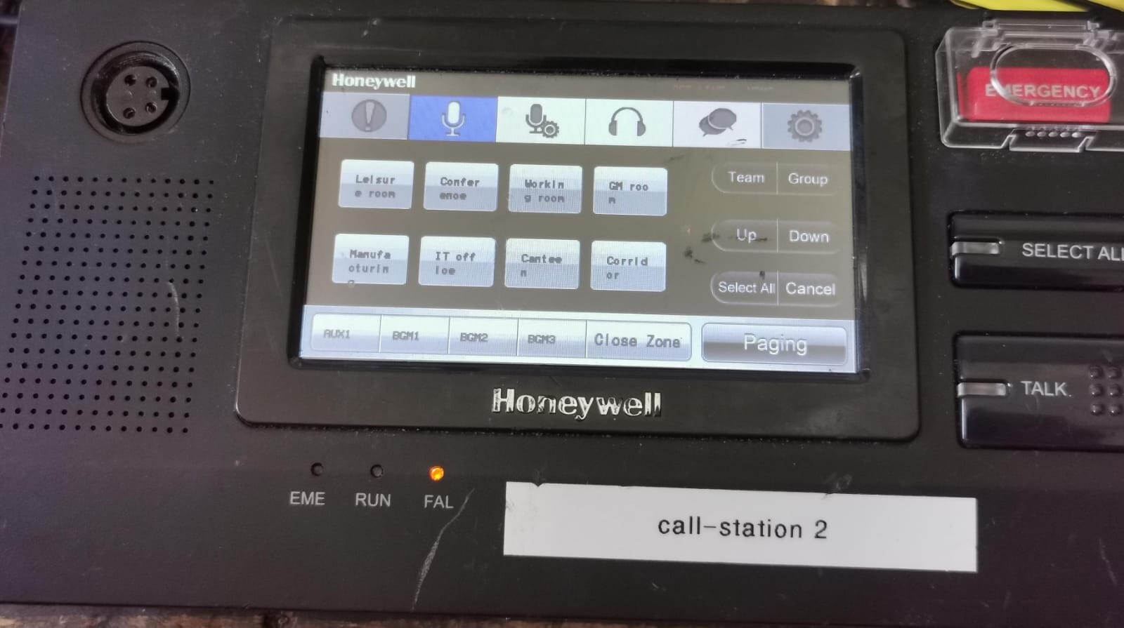 Honeywell 4.3 HONEYWELL NETWORK PAGING CONSOLE,4.3 &QUOT;COLOR TOUCH SCREEN/ X-NPMI 3