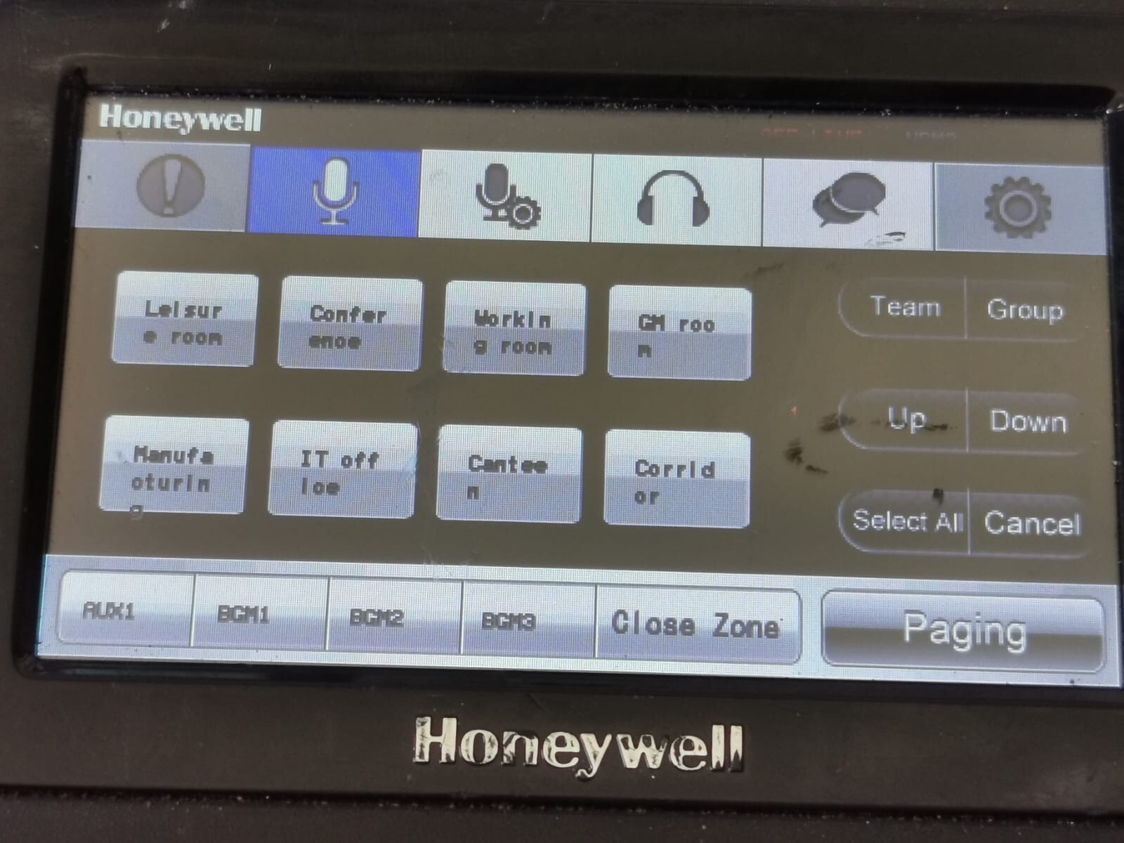 Honeywell 4.3 HONEYWELL NETWORK PAGING CONSOLE,4.3 &QUOT;COLOR TOUCH SCREEN/ X-NPMI 4