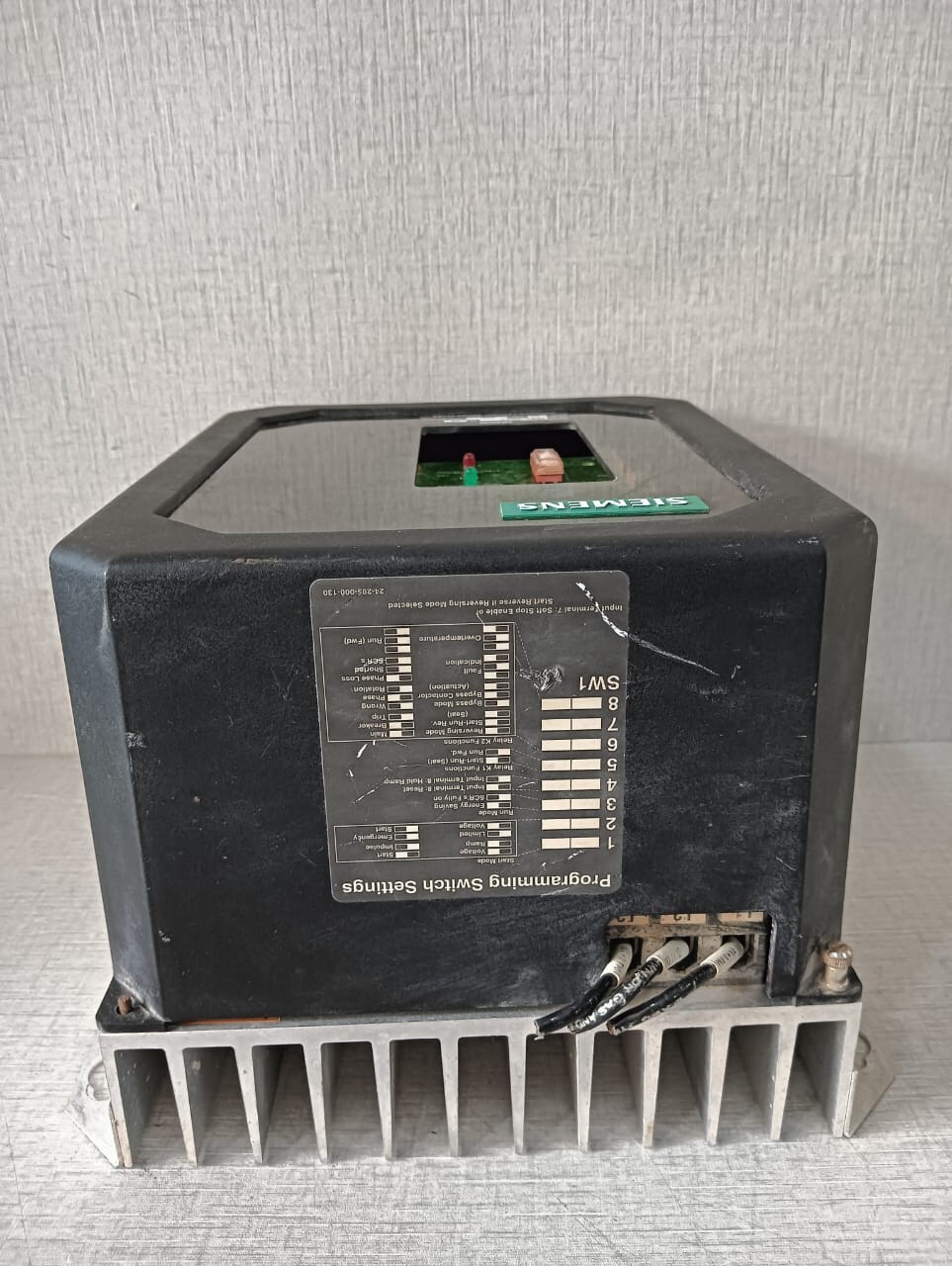 Siemens E045 SIEMENS 3RW2-E045 PROGRAMMABLE SOLID STATE STARTER -UNIT ONLY 8