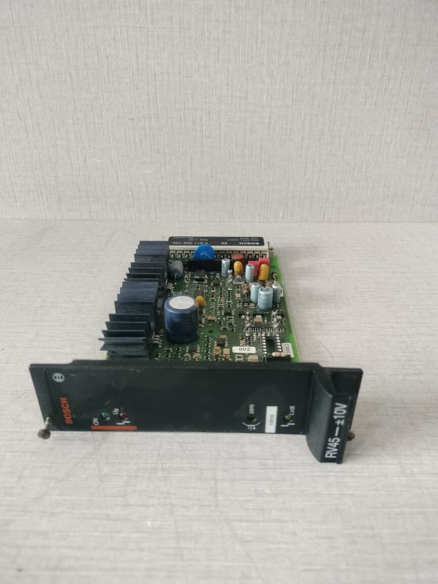 Bosch RV45 10V BOSCH RV45 10V VALVE AMPLIFIER 0811405123 NETZ 24V MAX.37VA 7