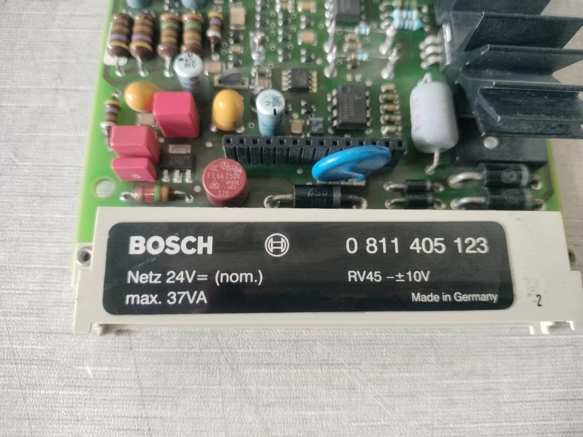 Bosch RV45 10V BOSCH RV45 10V VALVE AMPLIFIER 0811405123 NETZ 24V MAX.37VA 8