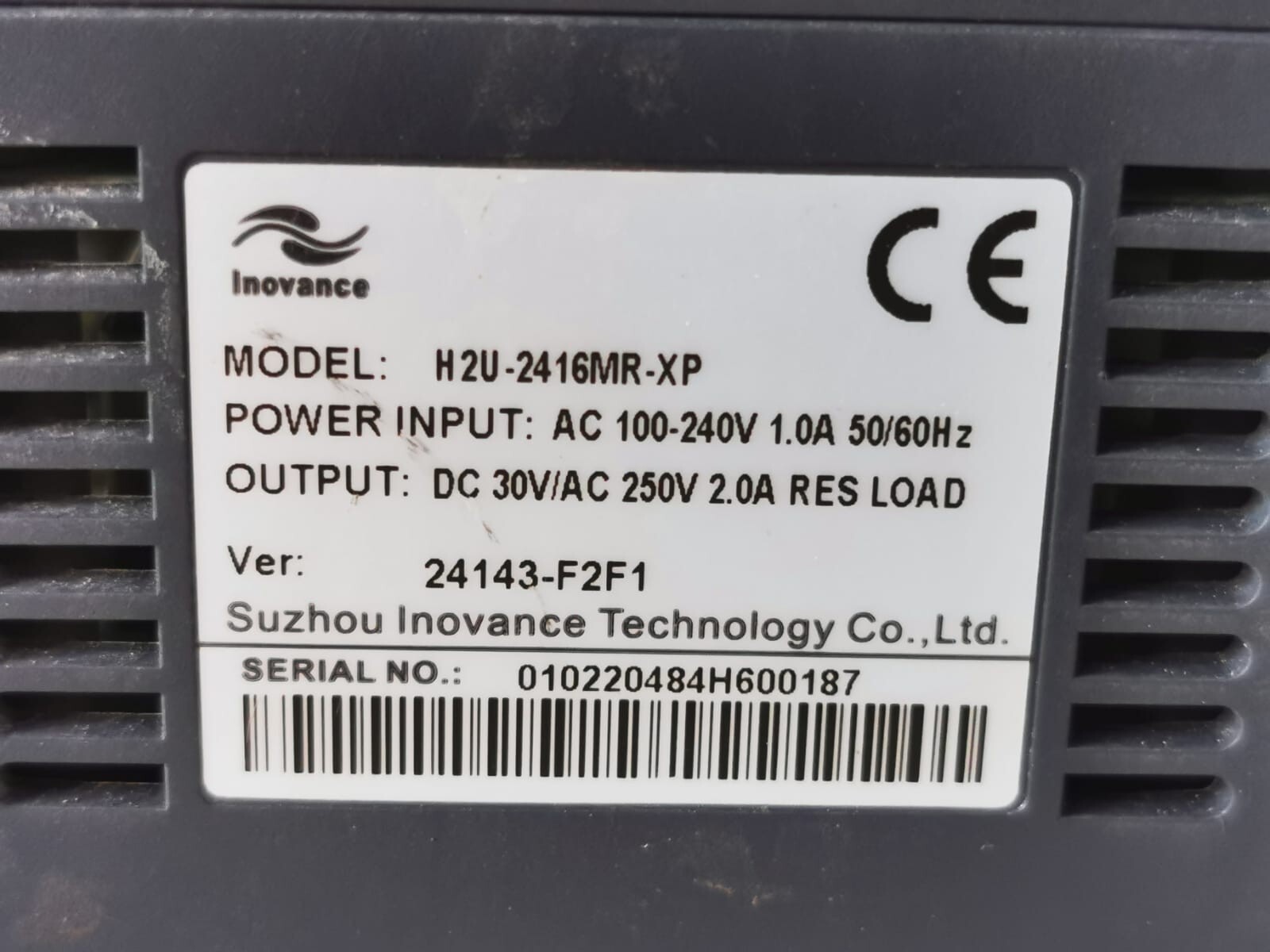 INOVANCE H2u-2416MR INOVANCE H2u-2416MR / H2u-2416MR-XP Relay Unit 2