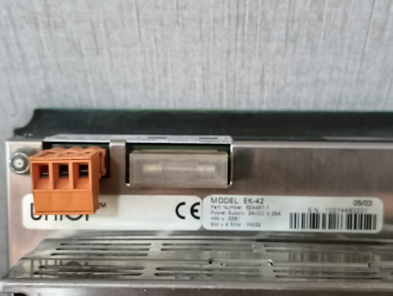 UniOP 6ZA987-7 UniOP EK-42 6ZA987-7 CONTROL PANEL 9