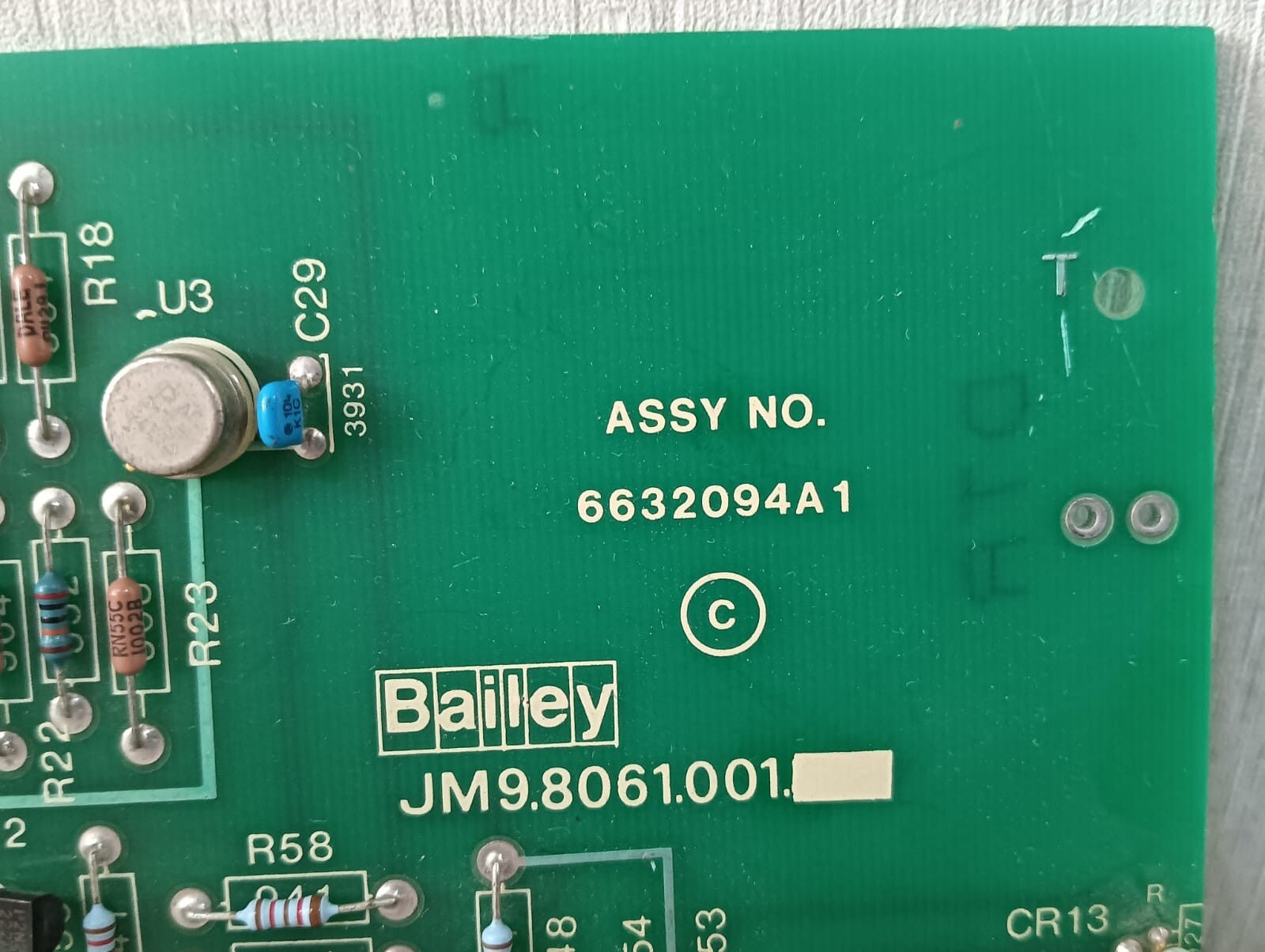 Bailey JM9.8061.001/ 6632094A1 BAILEY JM9.8061.001/ 6632094A1 PCB BOARD 2