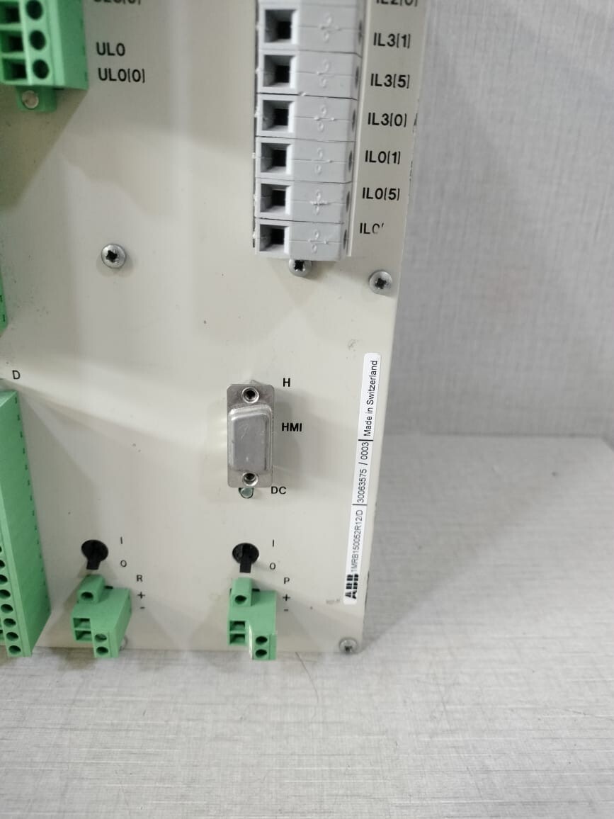 ABB REB500 / 500BU02 / 1MRB150052R12/D ABB Power Automation REB500 / 500BU02 / 1MRB150052R12/D 7