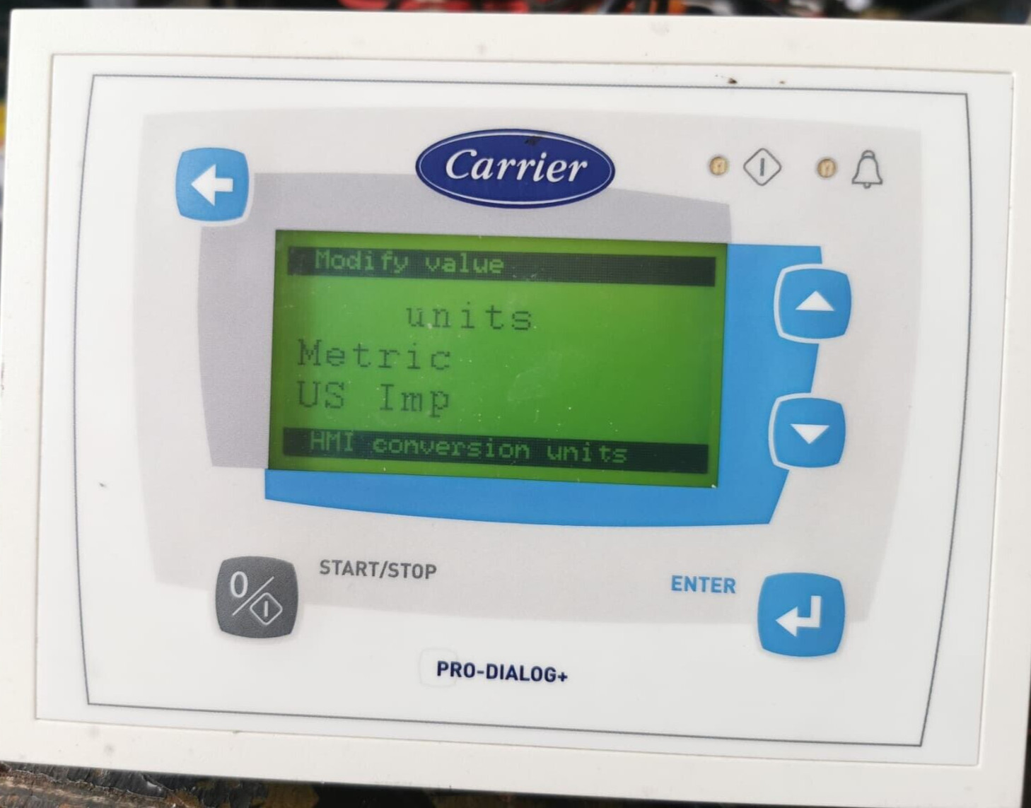 Carrier PRO-DIALOG+ Carrier PRO-DIALOG+ Display Control Panel 4