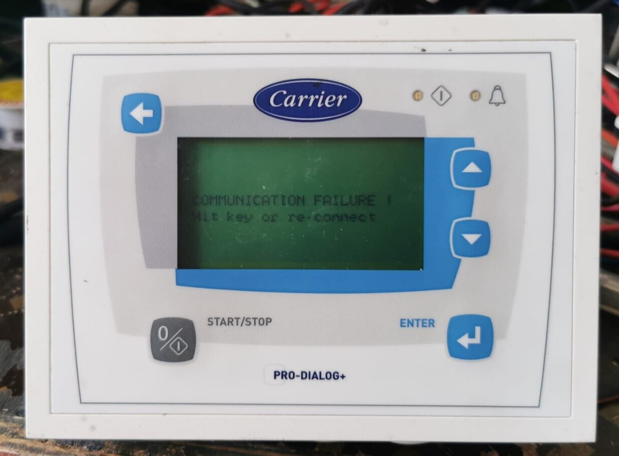 Carrier PRO-DIALOG+ Carrier PRO-DIALOG+ Display Control Panel 7