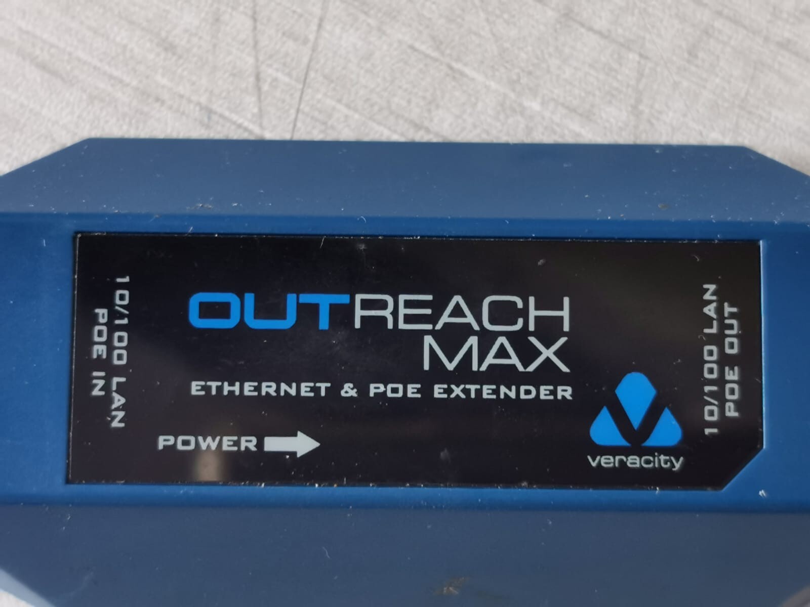 VERACITY VOR-ORM VERACITY VOR-ORM OUTREACH Max ETHERNET & POE EXTENDER 10/100 LAN 2