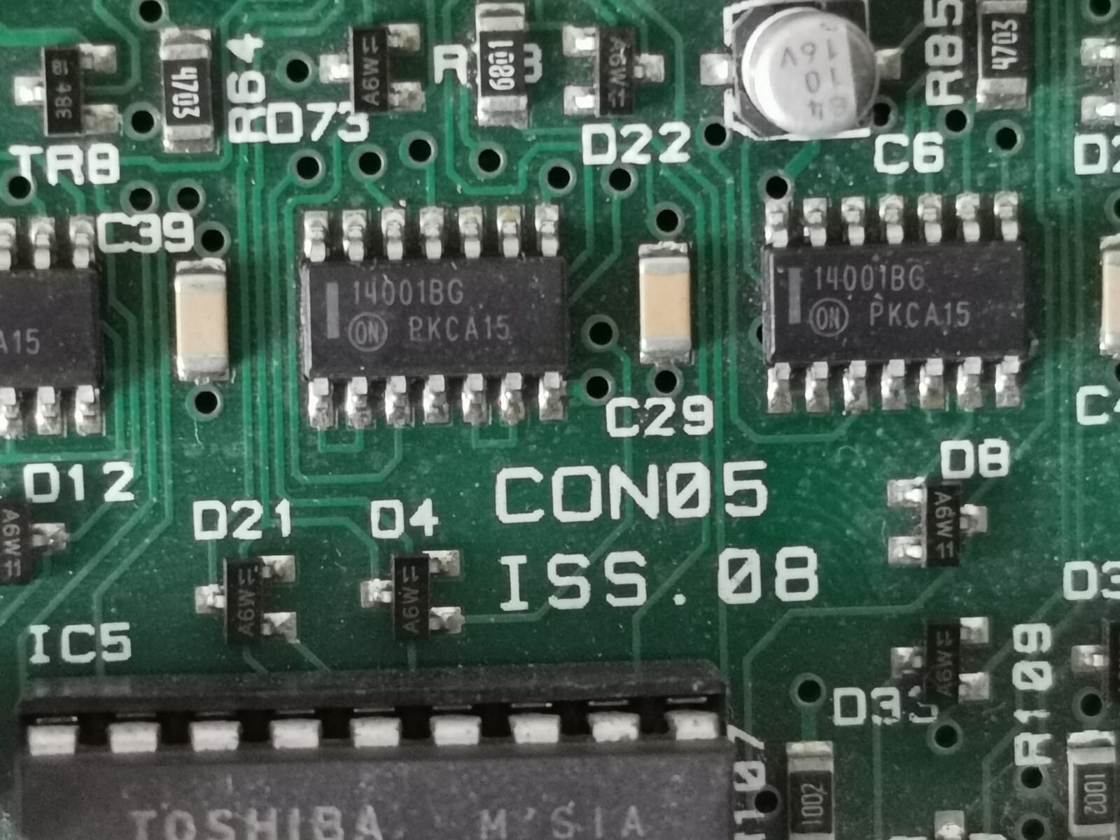 Kentec CON 05 Kentec CON05 / CON 05 ISSUE.08 Remote Control PCB Board 2