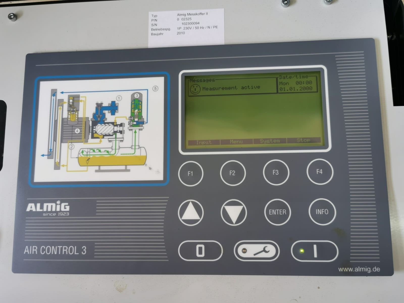 ALMIG MESSKOFFER DR-30-15 ALMIG MESSKOFFER II AIR CONTROL 3 VER 1.04/ R-S-I MK200 8E 4AE 12 bit / DR-30-15 4