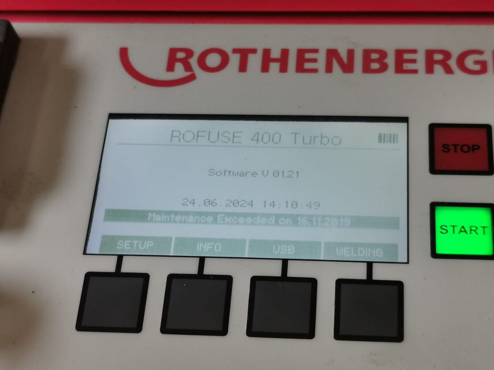 ROTHENBERGER ROFUSE 400 ROTHENBERGER ROFUSE 400 TURBO HEATER WELDING MACHINE 4