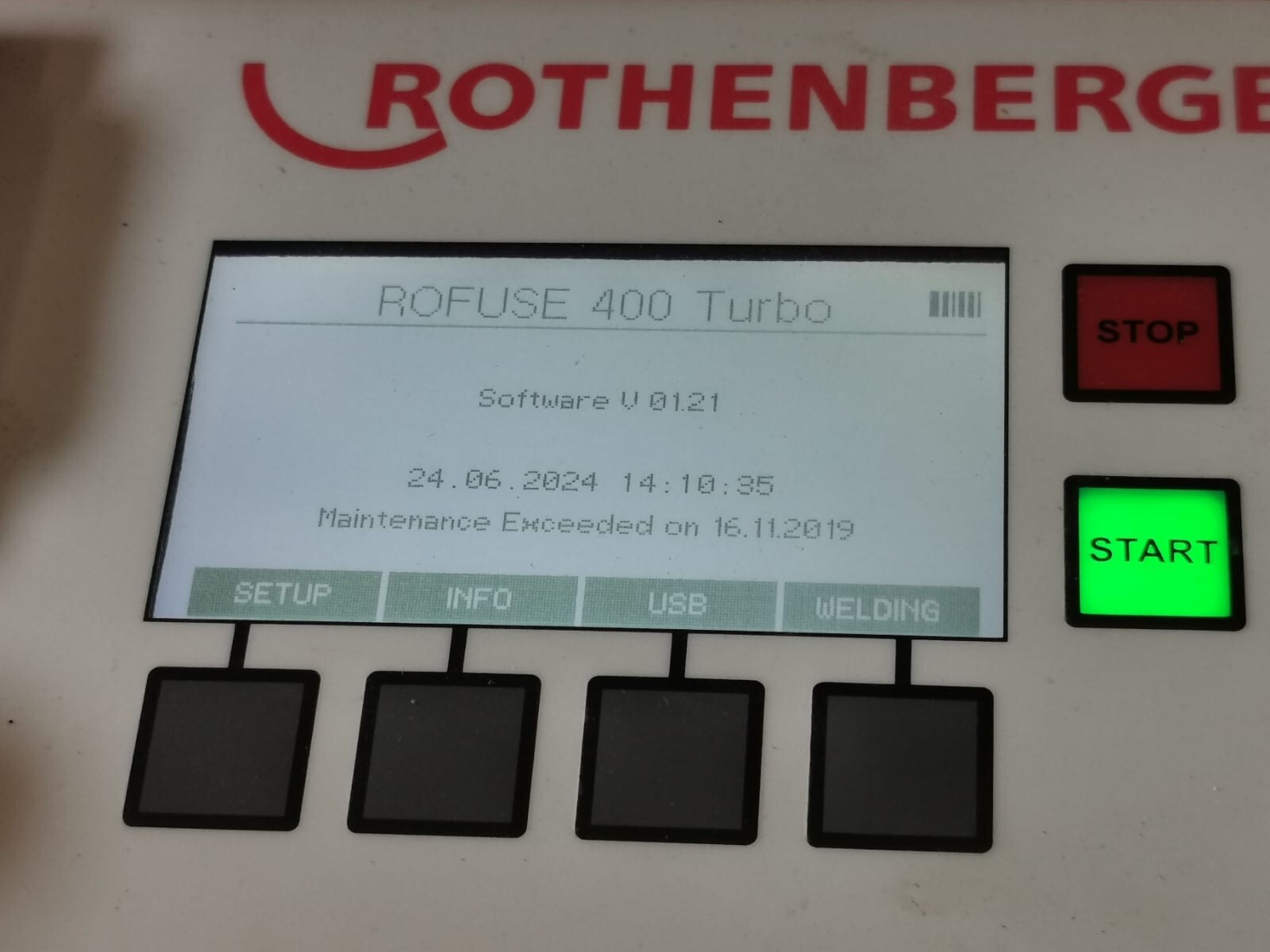 ROTHENBERGER ROFUSE 400 ROTHENBERGER ROFUSE 400 TURBO HEATER WELDING MACHINE 5