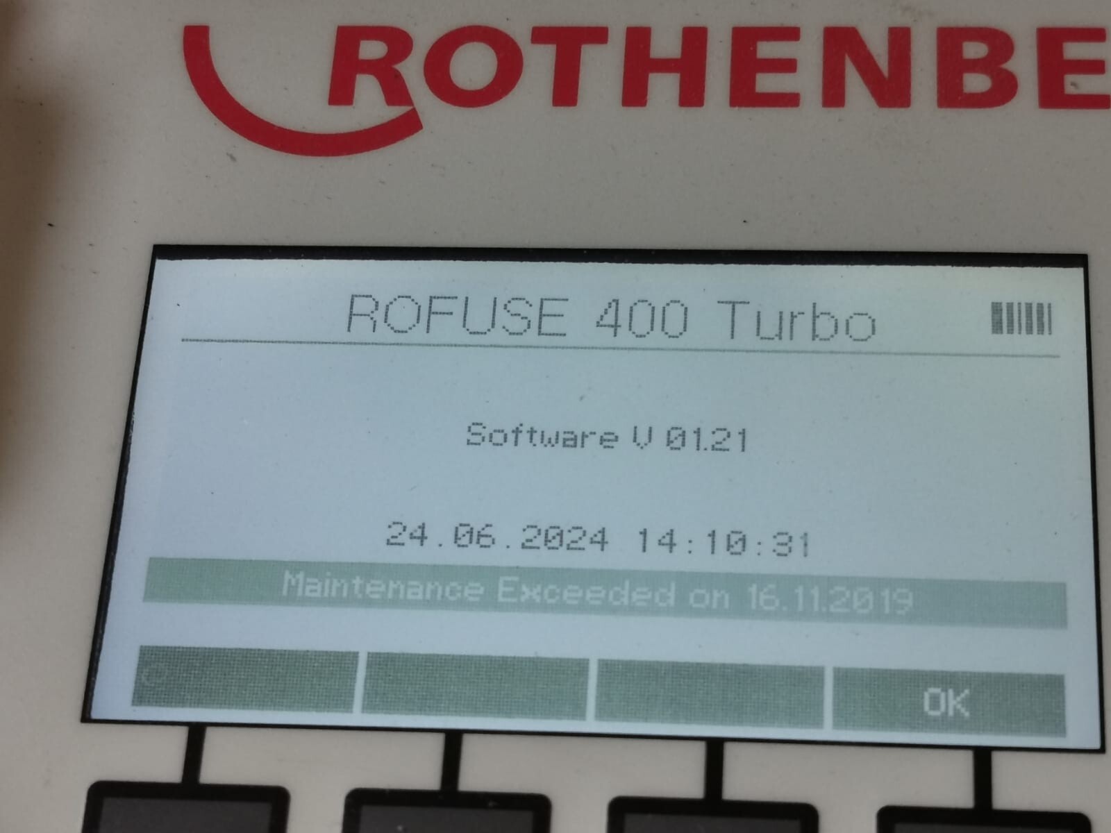 ROTHENBERGER ROFUSE 400 ROTHENBERGER ROFUSE 400 TURBO HEATER WELDING MACHINE 7