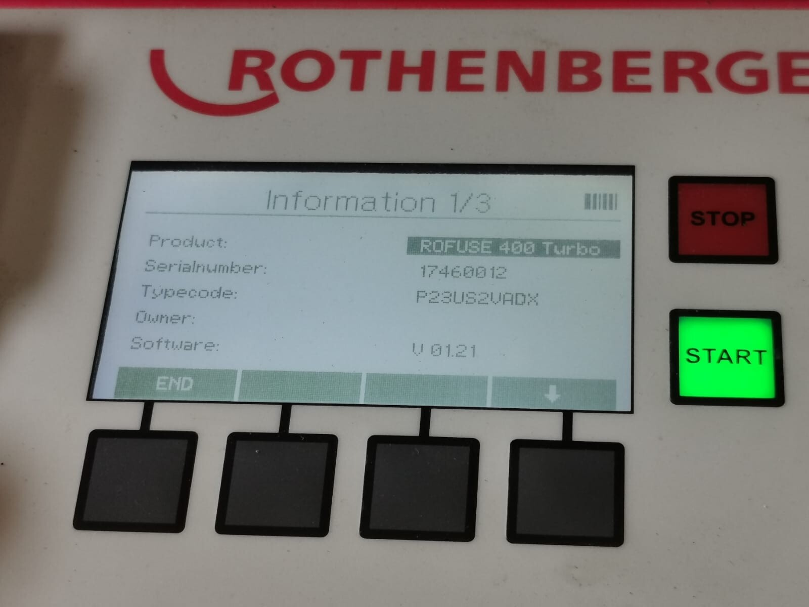 ROTHENBERGER ROFUSE 400 ROTHENBERGER ROFUSE 400 TURBO HEATER WELDING MACHINE 8