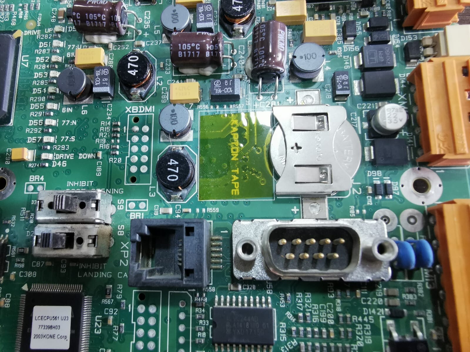 KONE 375 LCE CPU 561 KONE 375 LCE CPU 561 ELEVATOR PCB BOARD 8