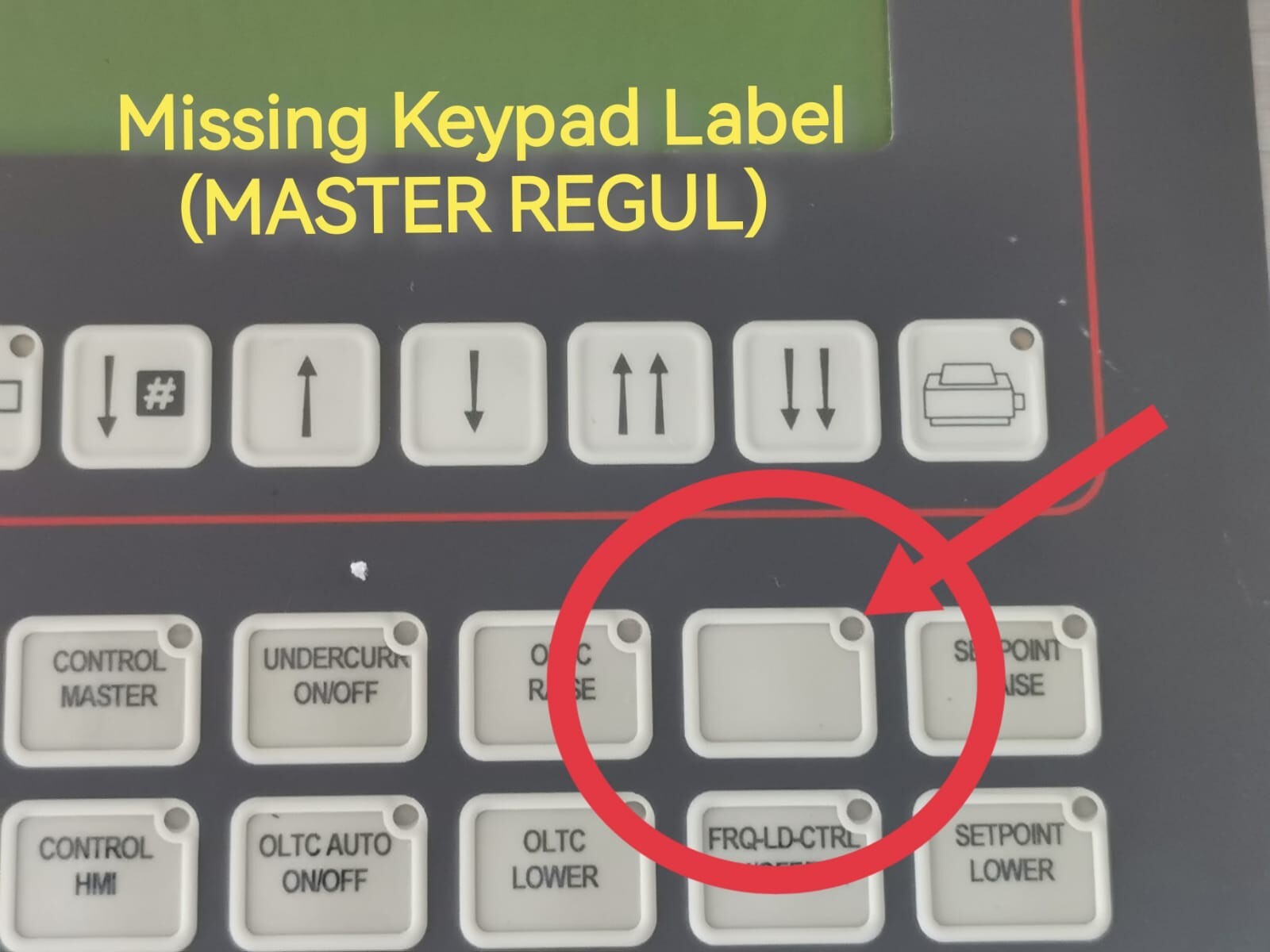 ABB HIEE200130R0002 AF C094 AE02 ABB HIEE200130R0002 AF C094 AE02 ARCnet Panel Display - Missing Keypad Label 3