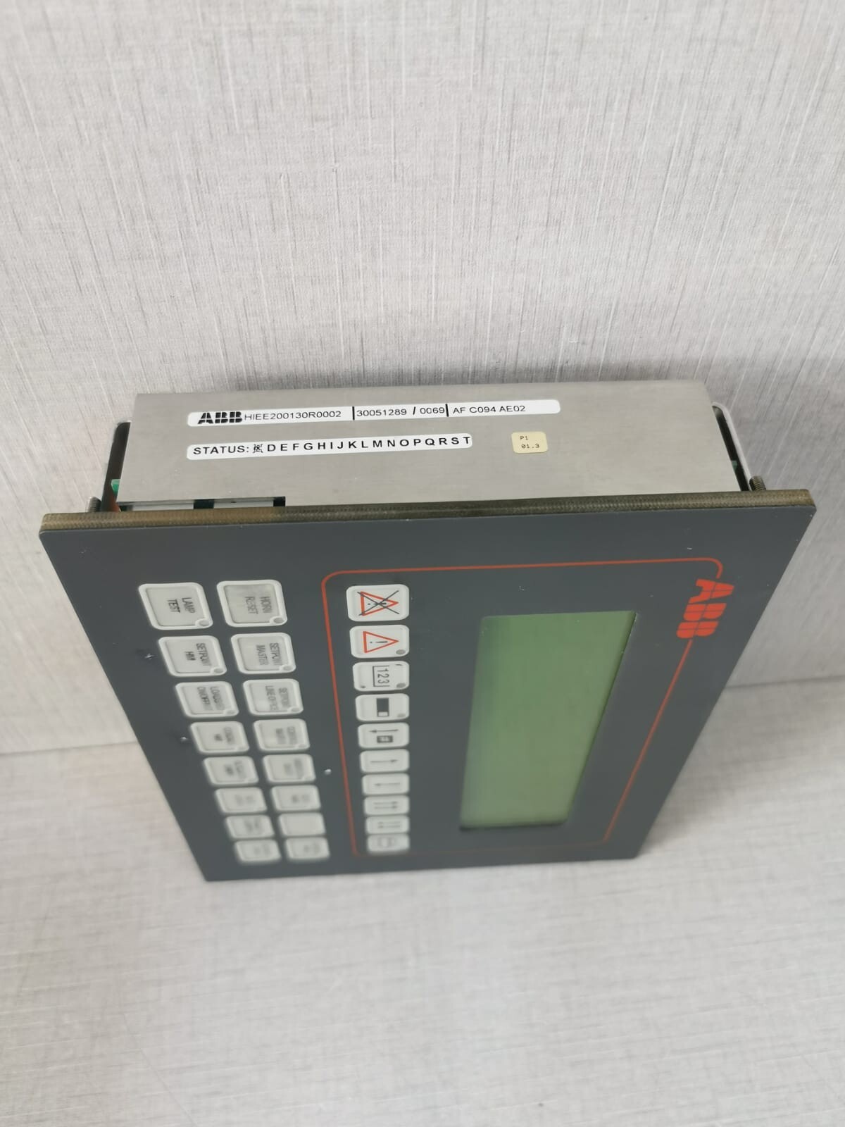 ABB HIEE200130R0002 AF C094 AE02 ABB HIEE200130R0002 AF C094 AE02 ARCnet Panel Display - Missing Keypad Label 6