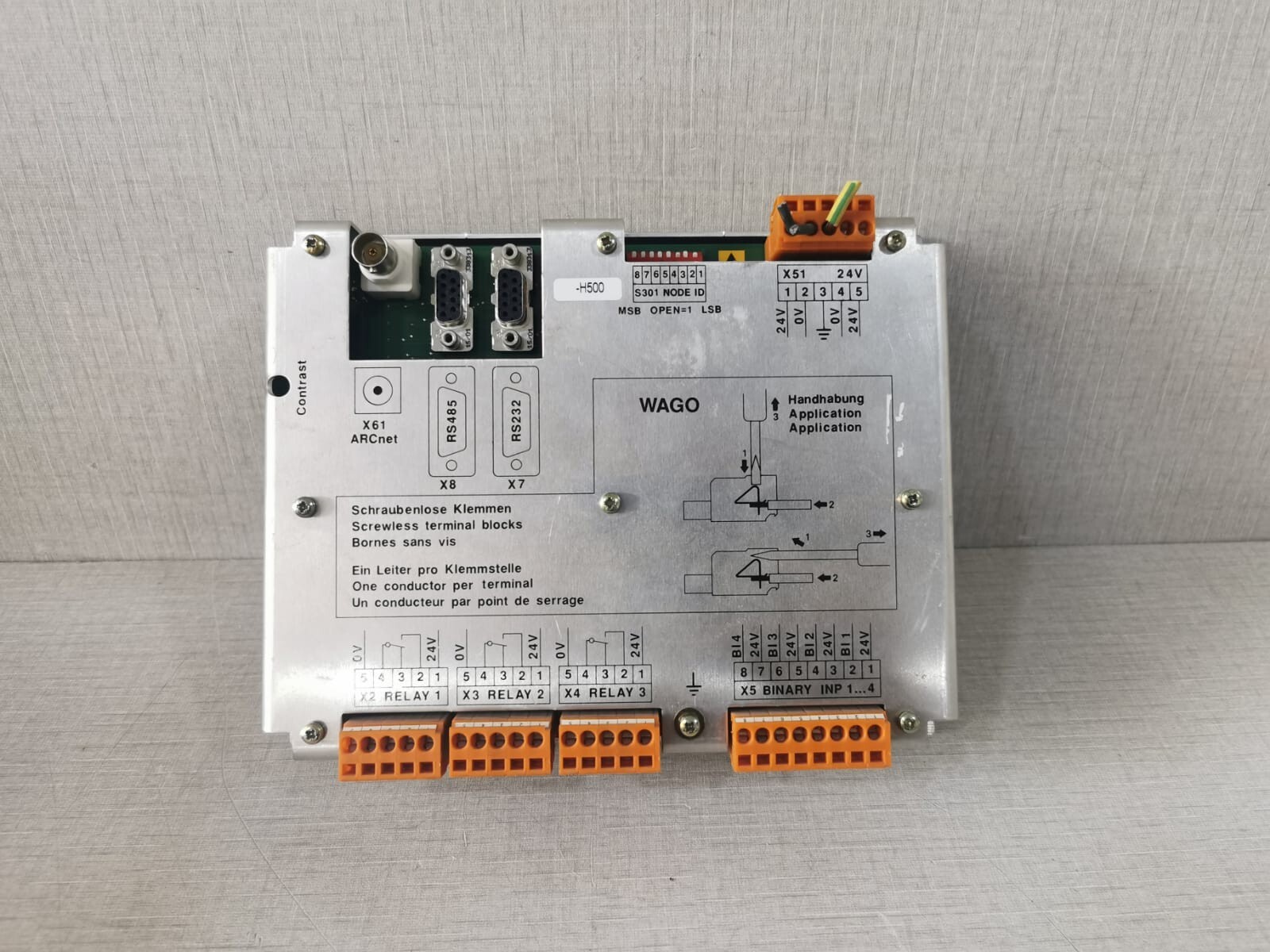 ABB HIEE200130R0002 AF C094 AE02 ABB HIEE200130R0002 AF C094 AE02 ARCnet Panel Display - Missing Keypad Label 10