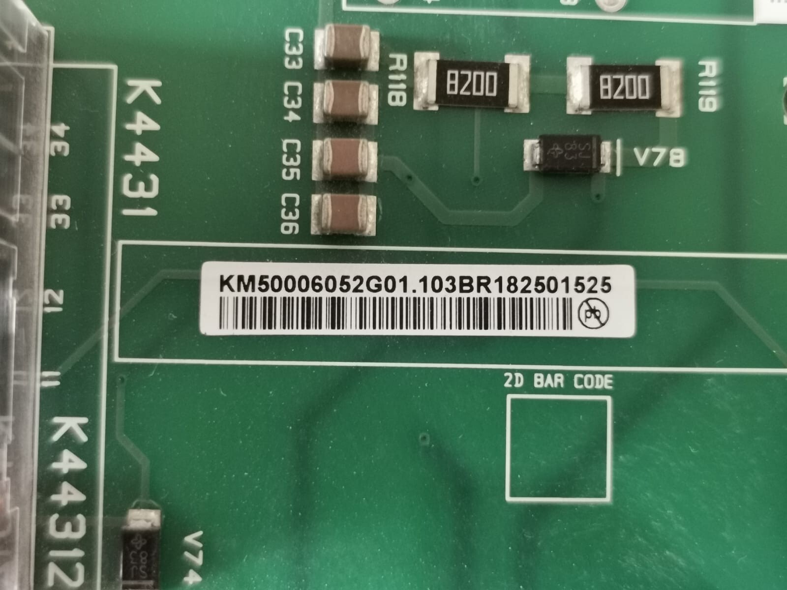 KONE KM50006053H04 / KM50006052G01 KONE KM50006053H04 / KM50006052G01 LCE ADOe ELEVATOR BOARD 6