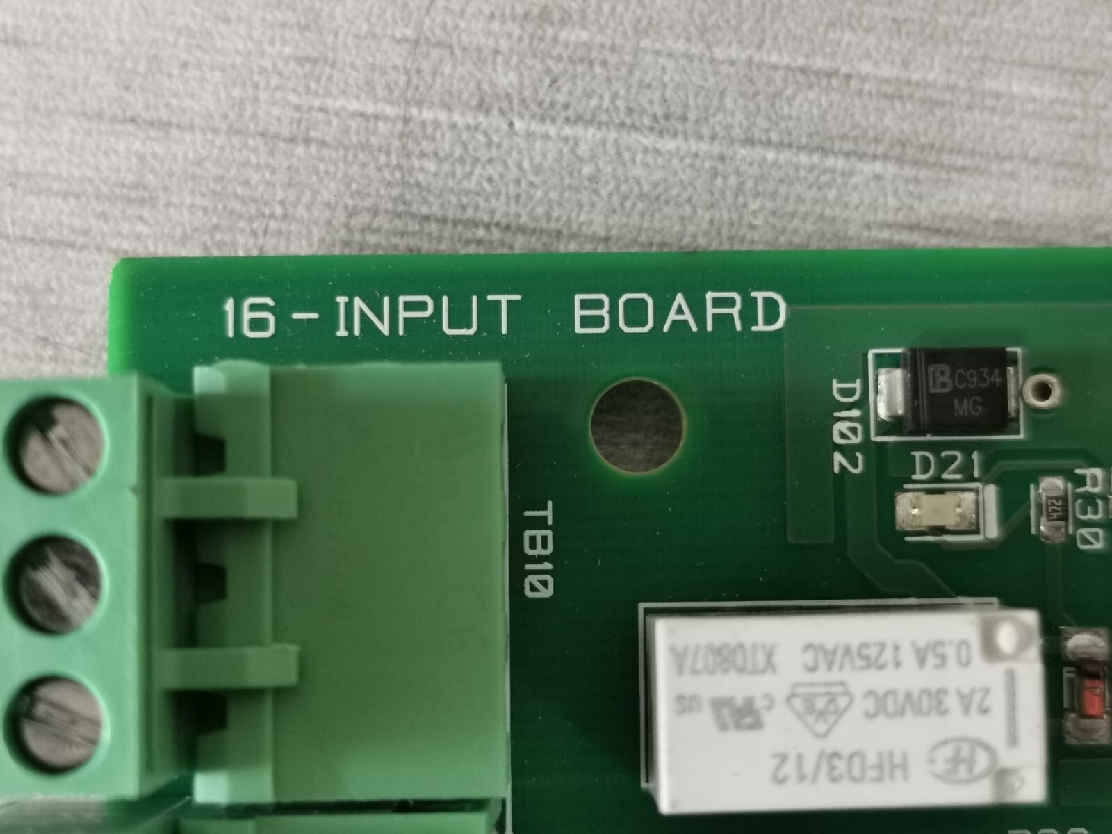 Honeywell 10290-0000-F REV.C HONEYWELL PRO32IN 16-INPUT BOARD 10290-0000-F REV.C 3