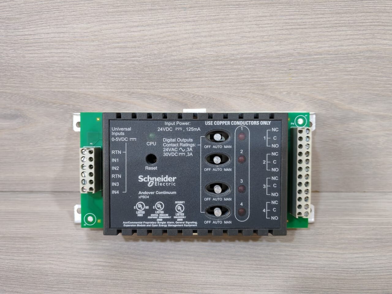 Schneider Electric XPBD4 SCHNEIDER ELECTRIC xPBD4 ANDOVER CONTINUUM EXPANSION MODULE 2