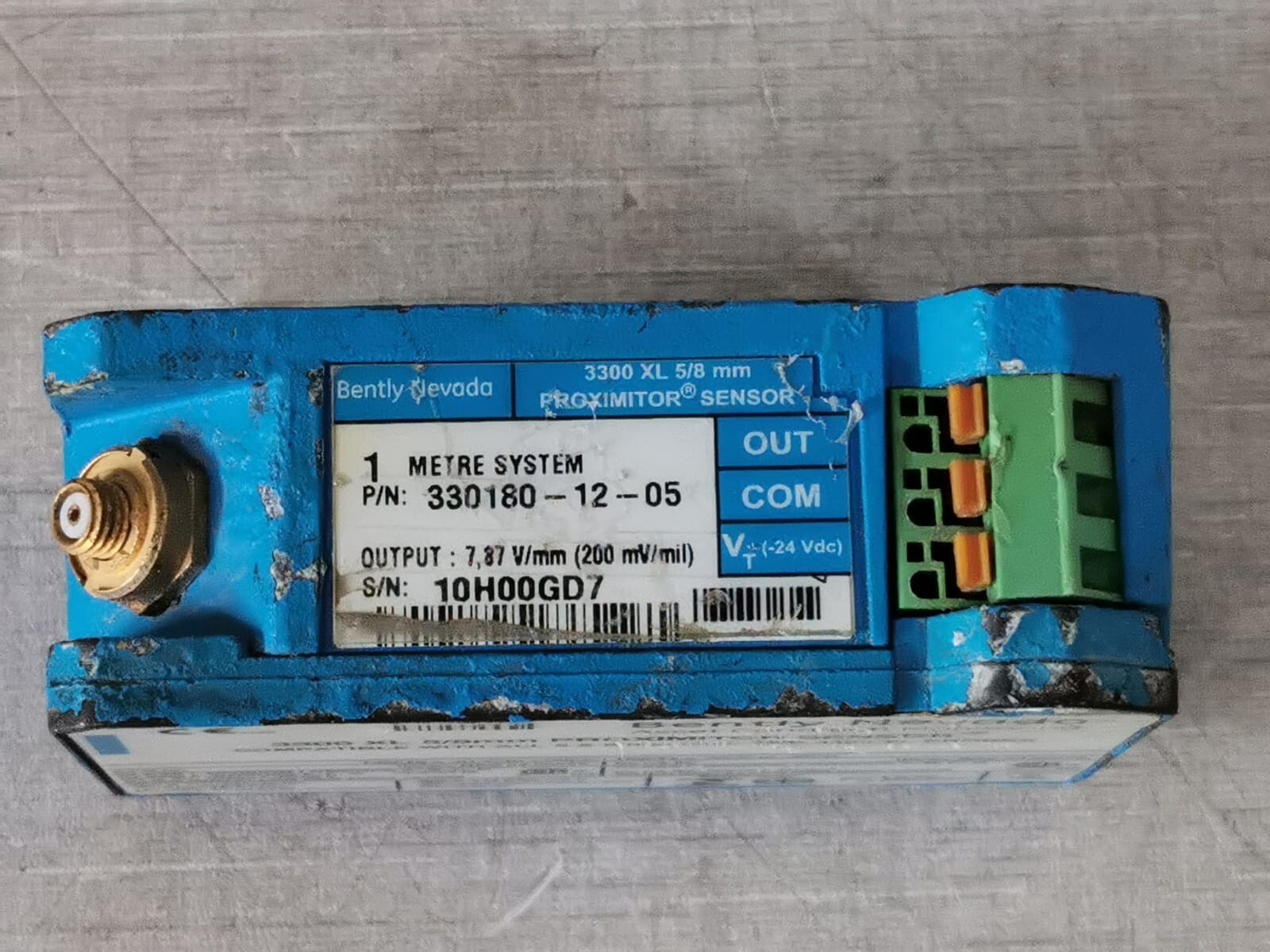 Bently Nevada 330180-12-05 Bently Nevada 3300 XL, 5/8 mm PROXIMITOR SENSOR 330180-12-05 3