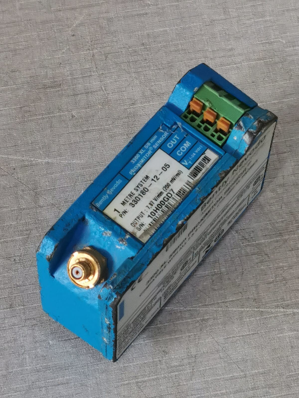 Bently Nevada 330180-12-05 Bently Nevada 3300 XL, 5/8 mm PROXIMITOR SENSOR 330180-12-05 8