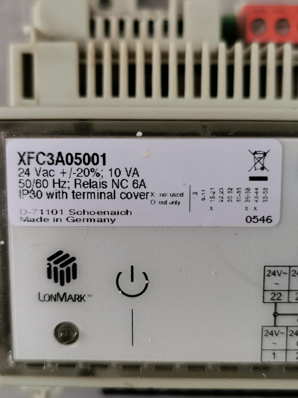 Honeywell 50/60HZ HONEYWELL XFC3A05001 SMART MODULE 24VAC 50/60Hz 2
