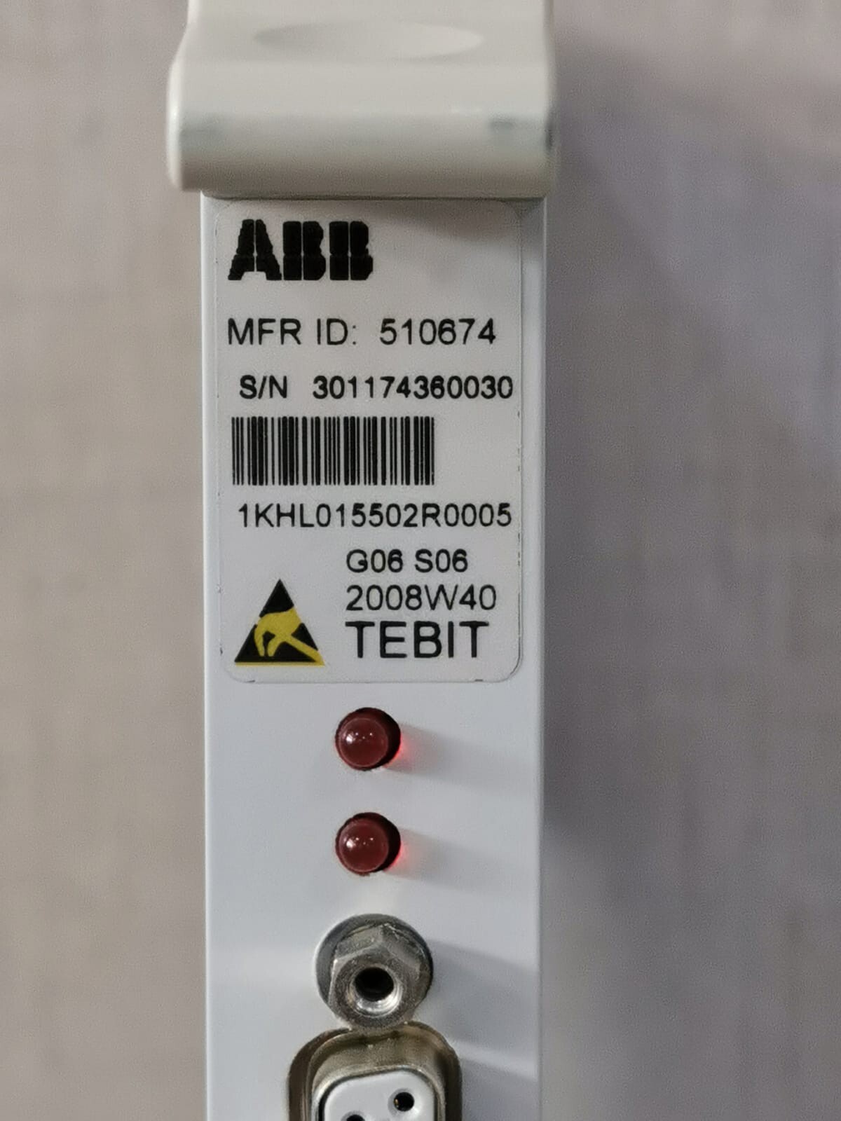 ABB 1KHL015502R0005 ABB 1KHL015502R0005, N4BD TEBIT PCB Card 2