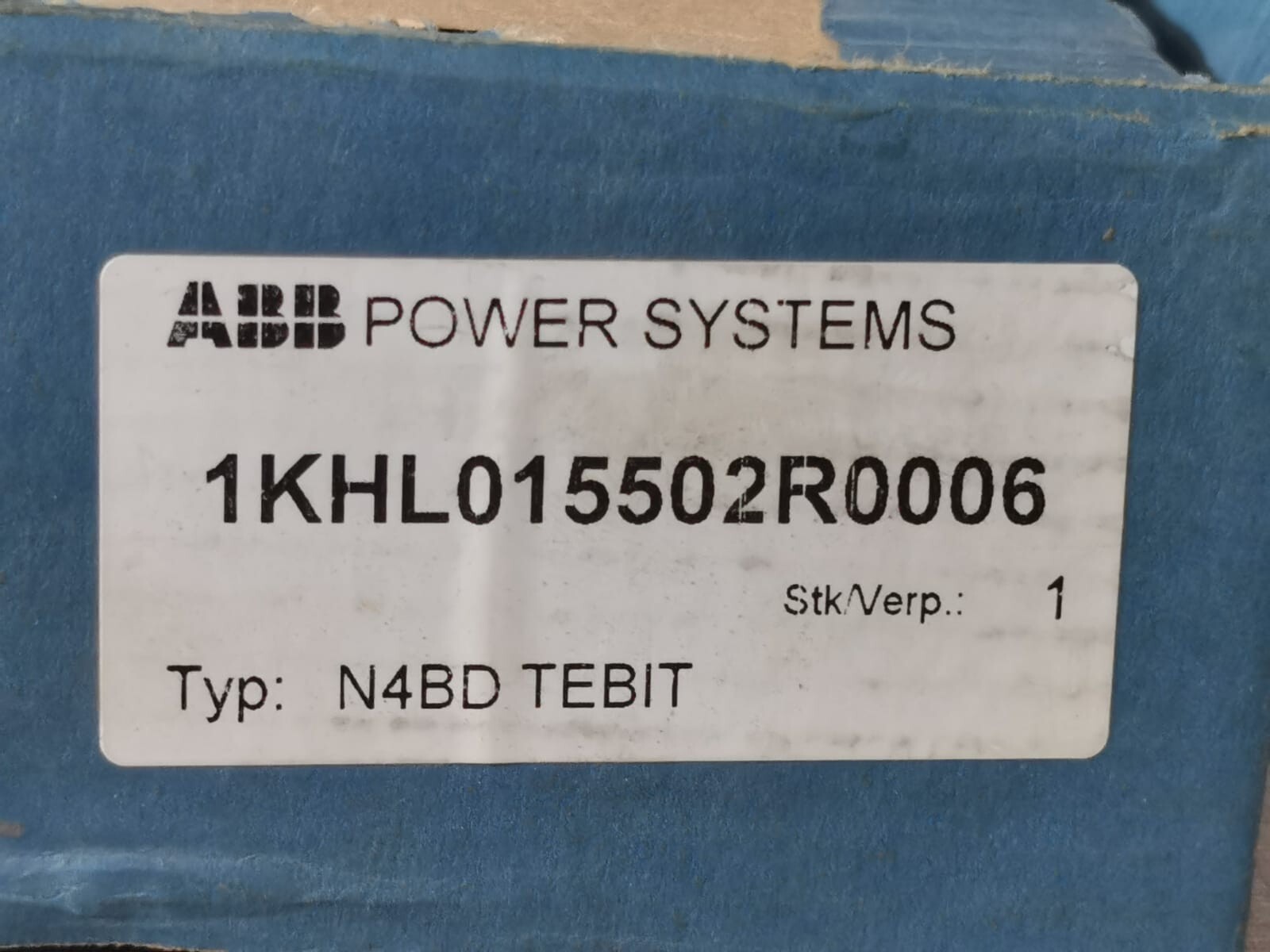 ABB 1KHL015502R0006 ABB 1KHL015502R0006, N4BD TEBIT PCB Card 10