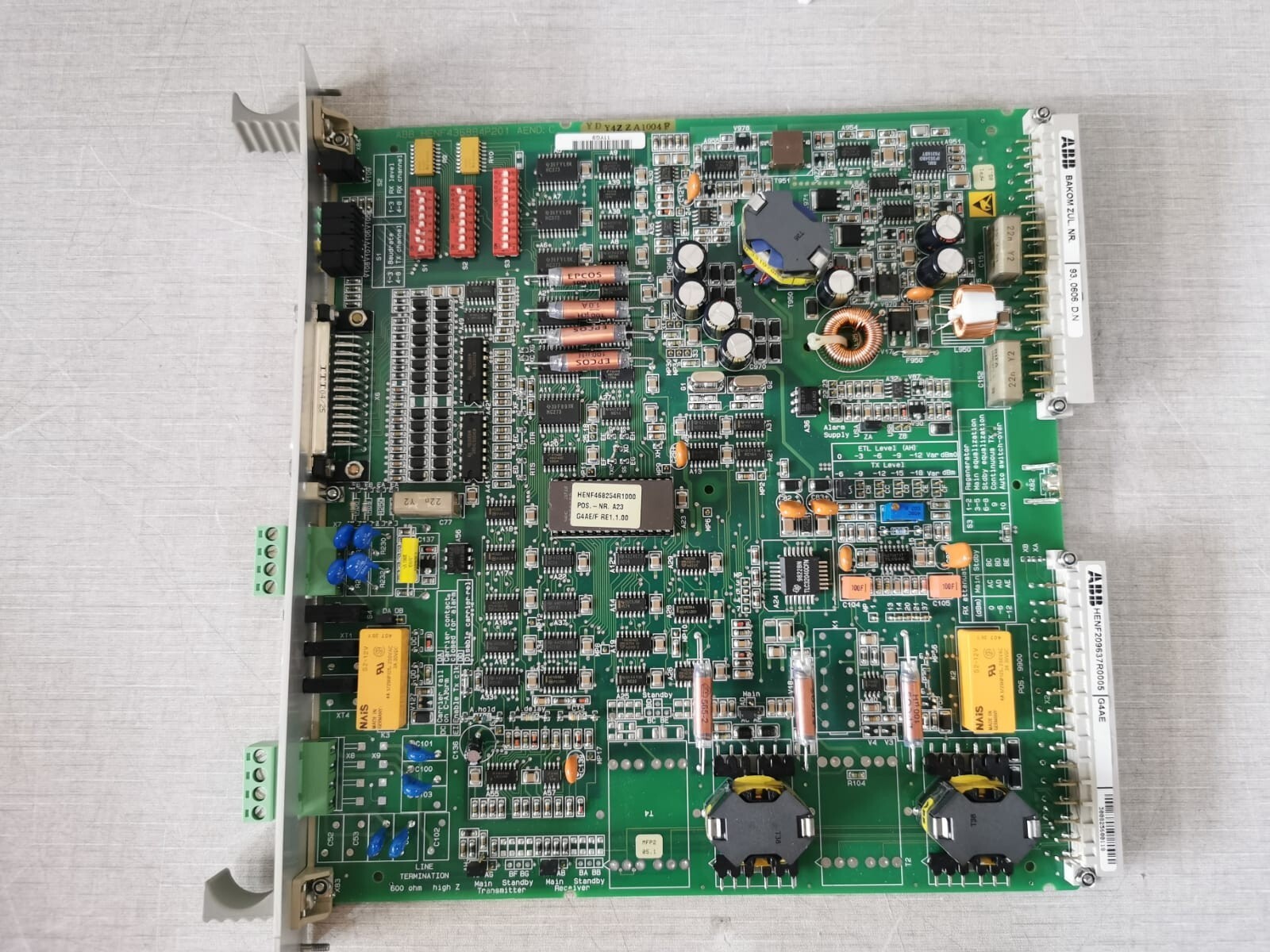 ABB HENF209637R0005 ABB HENF209637R0005, G4AE PCB Card 5