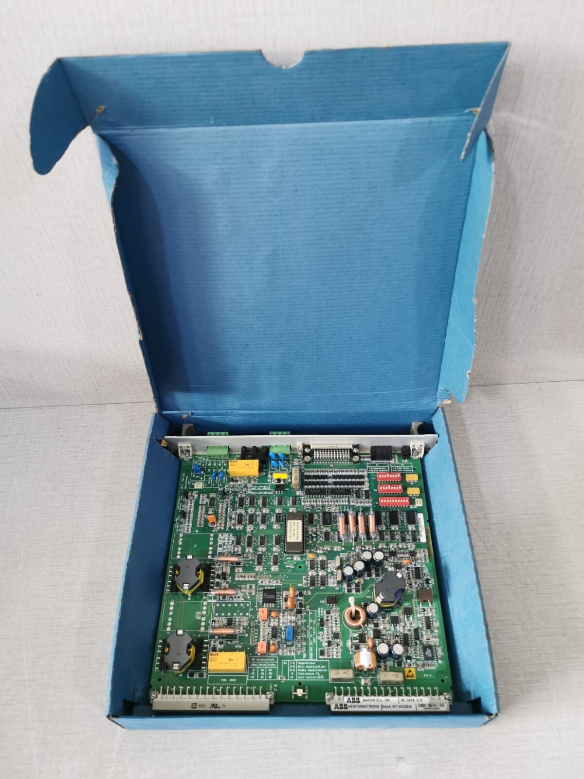 ABB HENF209637R0005 ABB HENF209637R0005, G4AE with MODEM PCB Card 9
