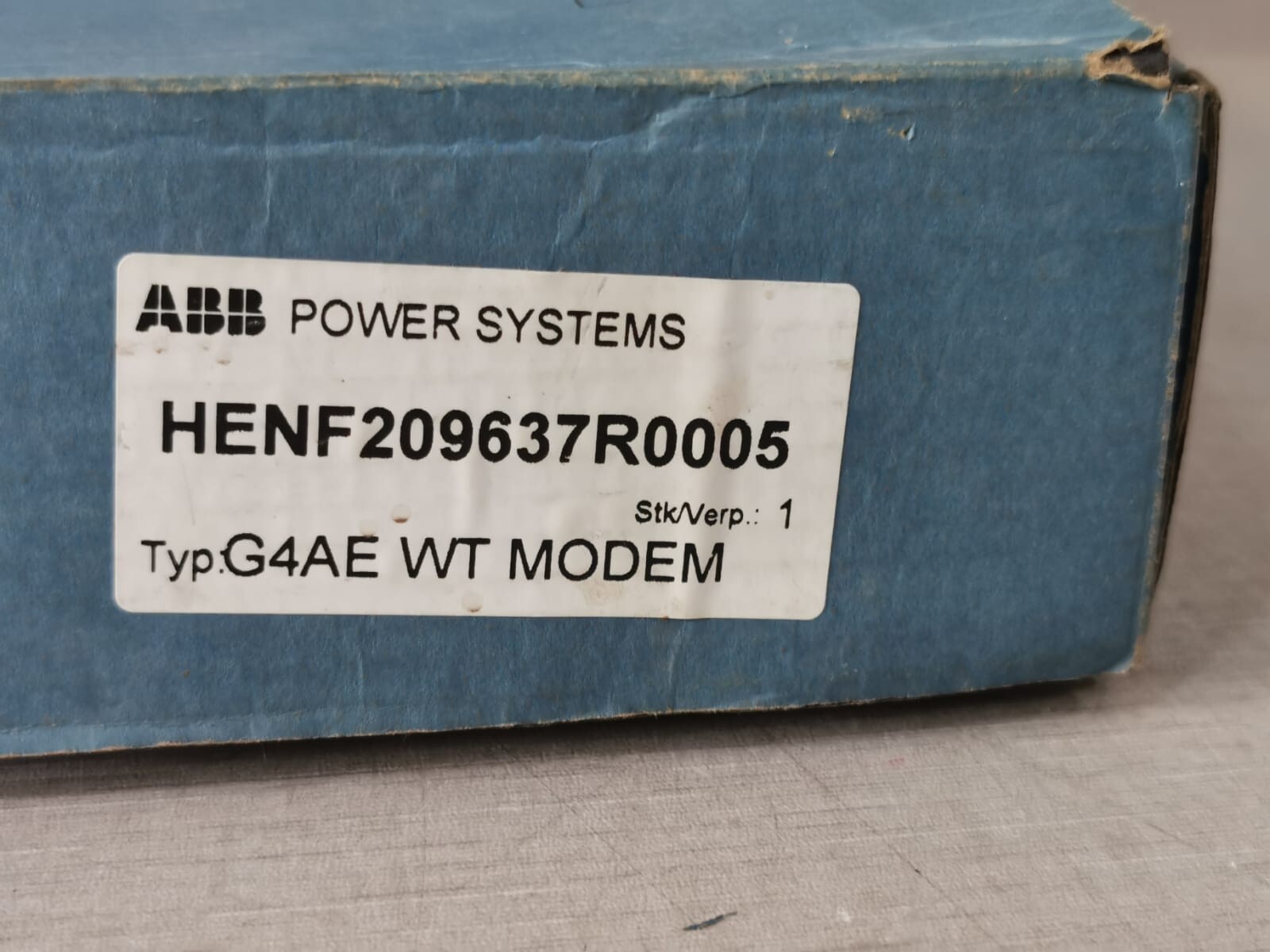 ABB HENF209637R0005 ABB HENF209637R0005, G4AE with MODEM PCB Card 10