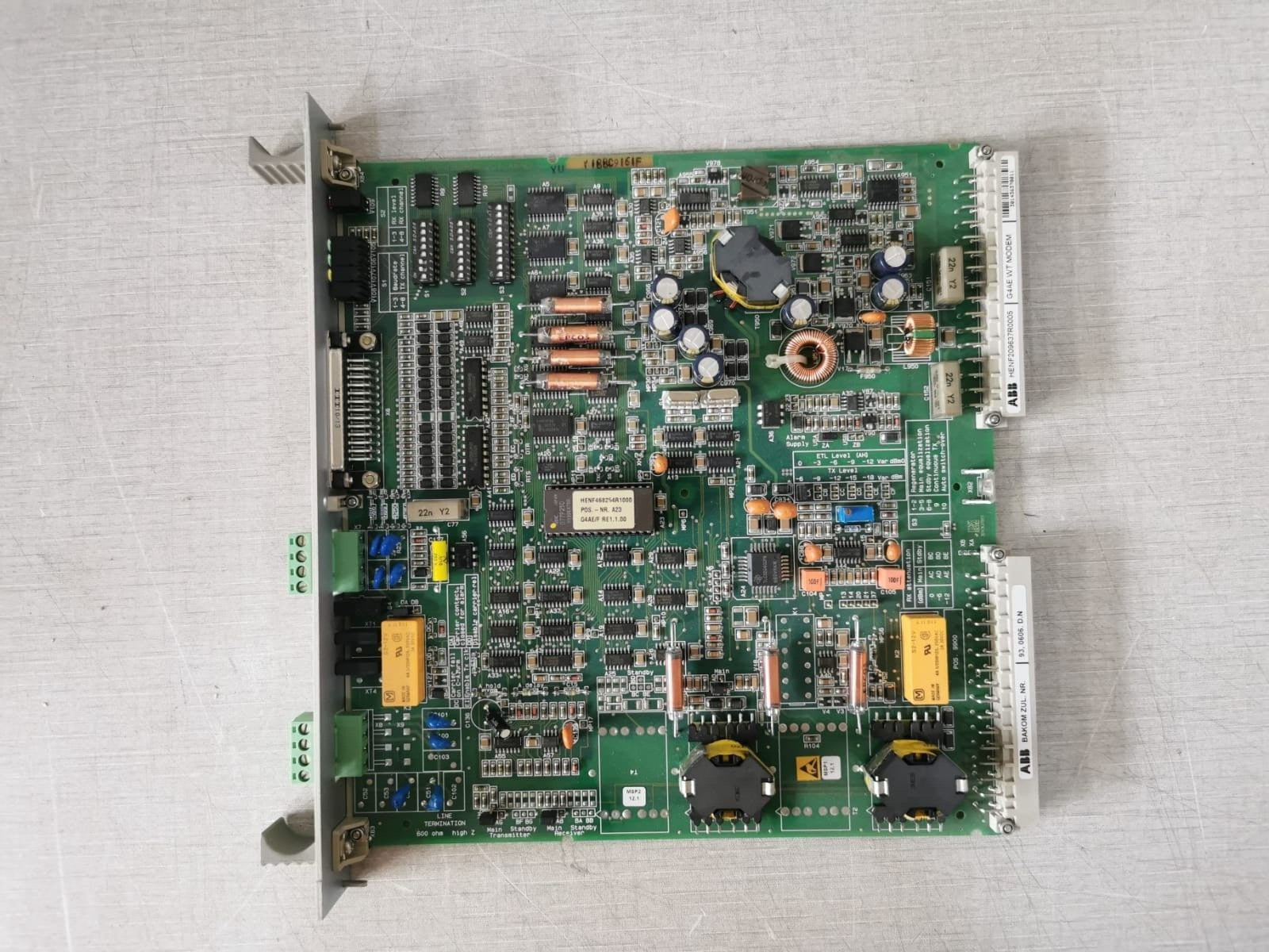 ABB HENF209637R0005 ABB HENF209637R0005, G4AE with MODEM PCB Card 5