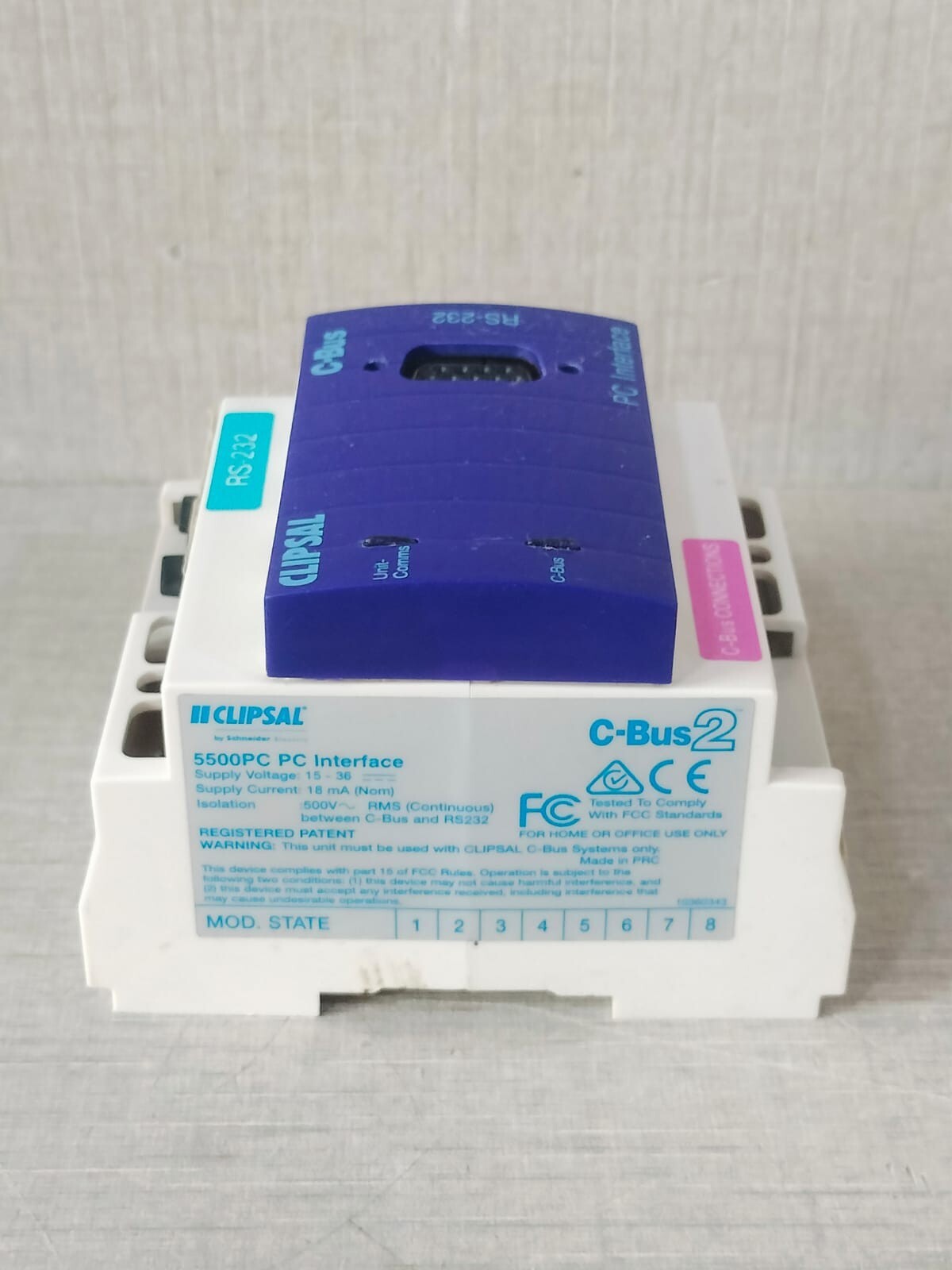 Clipsal 5500PC CLIPSAL 5500PC PC Interface C-Bus2 MFG.2019 7
