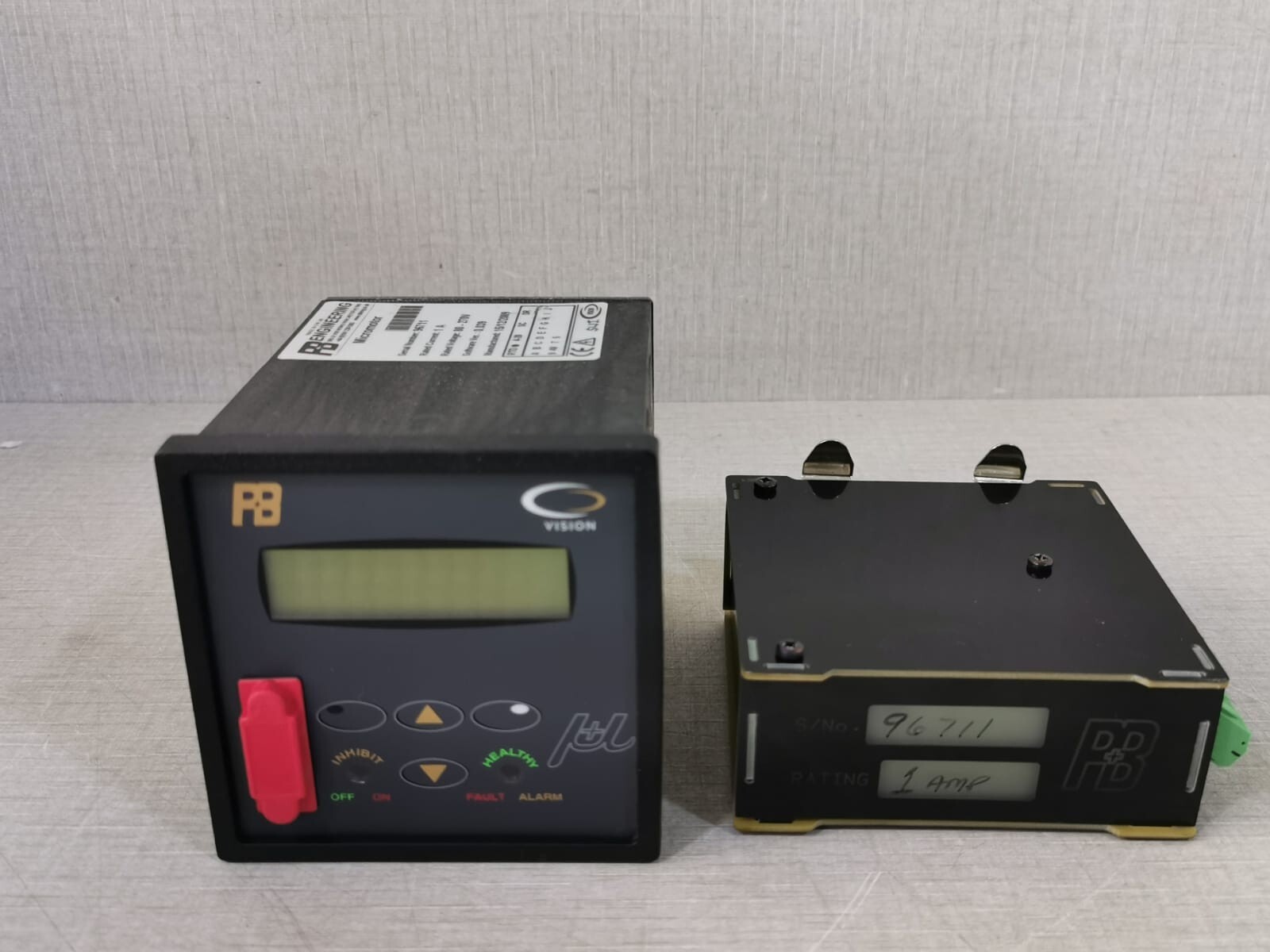 P+B ENGINEERING 0-039 P+B ENGINEERING PROTECTION RELAY VISION MICROMOTOR POWERD SOFTWARE VER: 0-039 2
