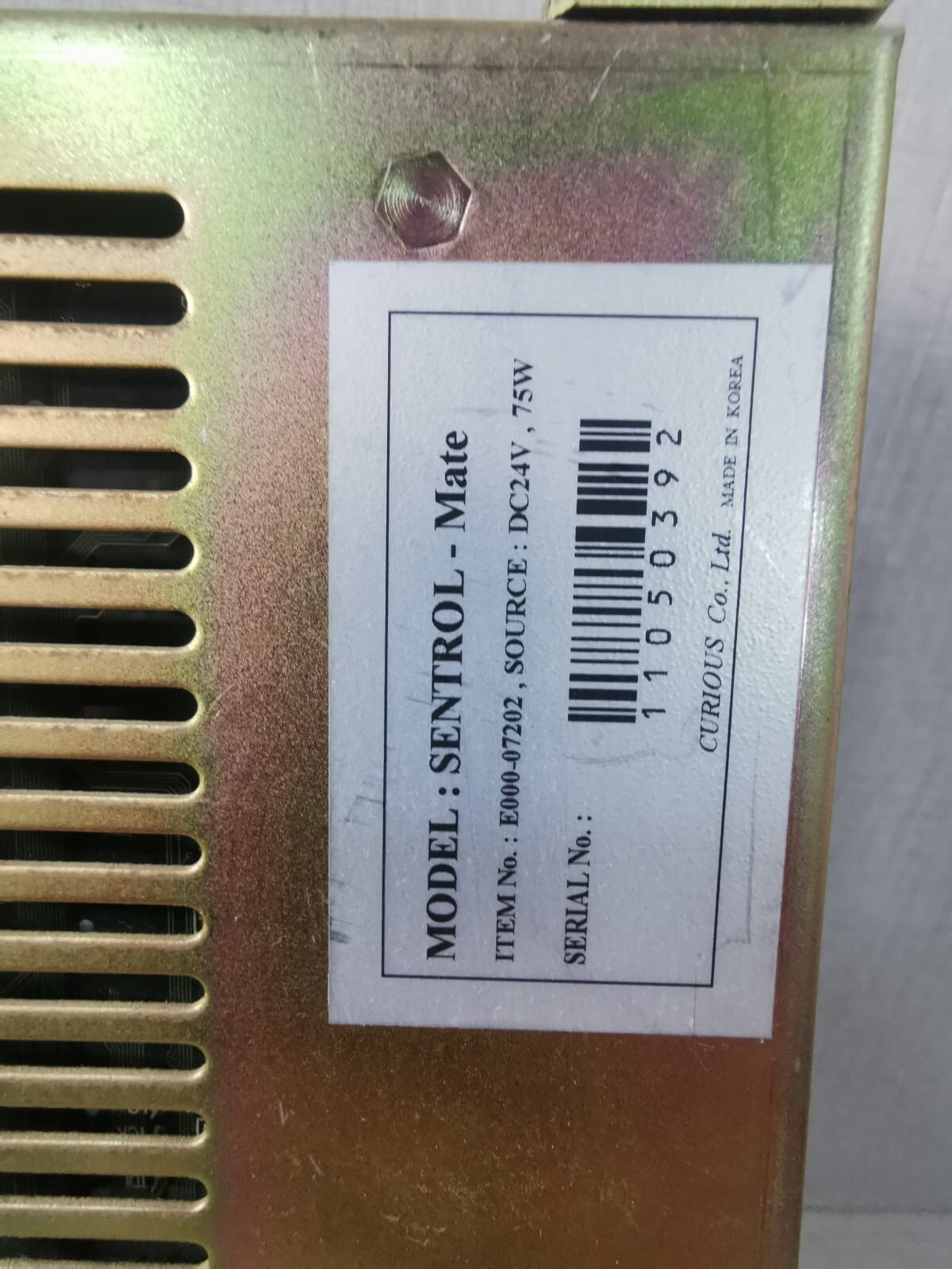 SENTROL-MATE DC24V SENTROL-MATE CNP1 DC24V 3A /75W- & RUSTY PARTS 7