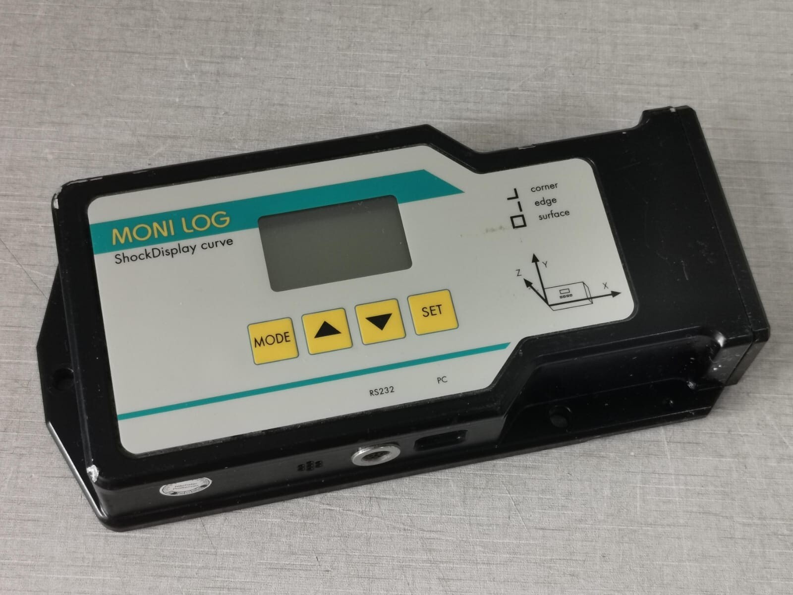 MONILOG MONILOG MONILOG SHOCKDISPLAY CURVE R20 TRANSPORTATION VIBRATION LOGGER 7