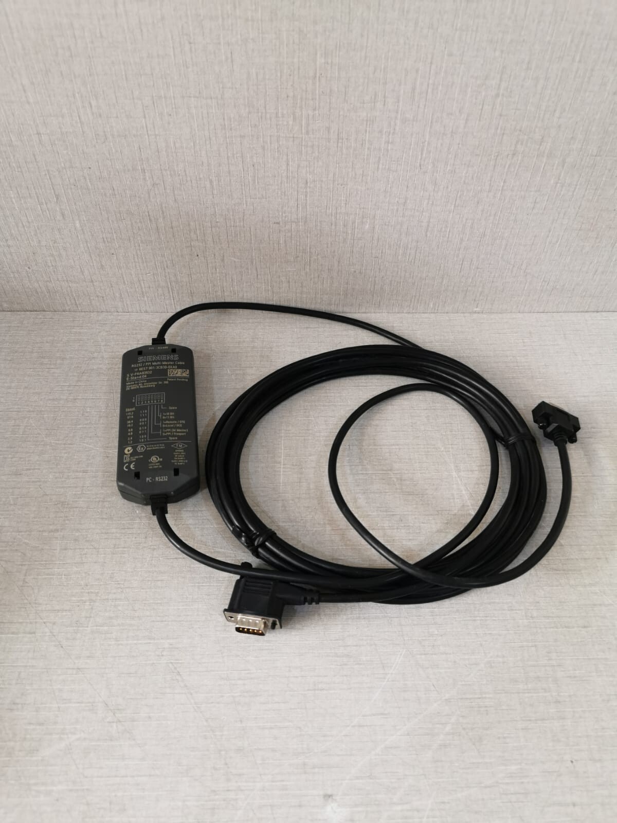 Siemens 6ES7-901-0XA0 S7-200 SIEMENS 6ES7-901-0XA0 S7-200 / RS232 / PPI MULTI-MASTER CABLE 3